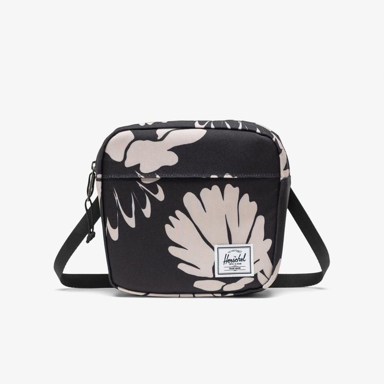 Herschel Classic Floral Unisex Siyah Omuz Çantası