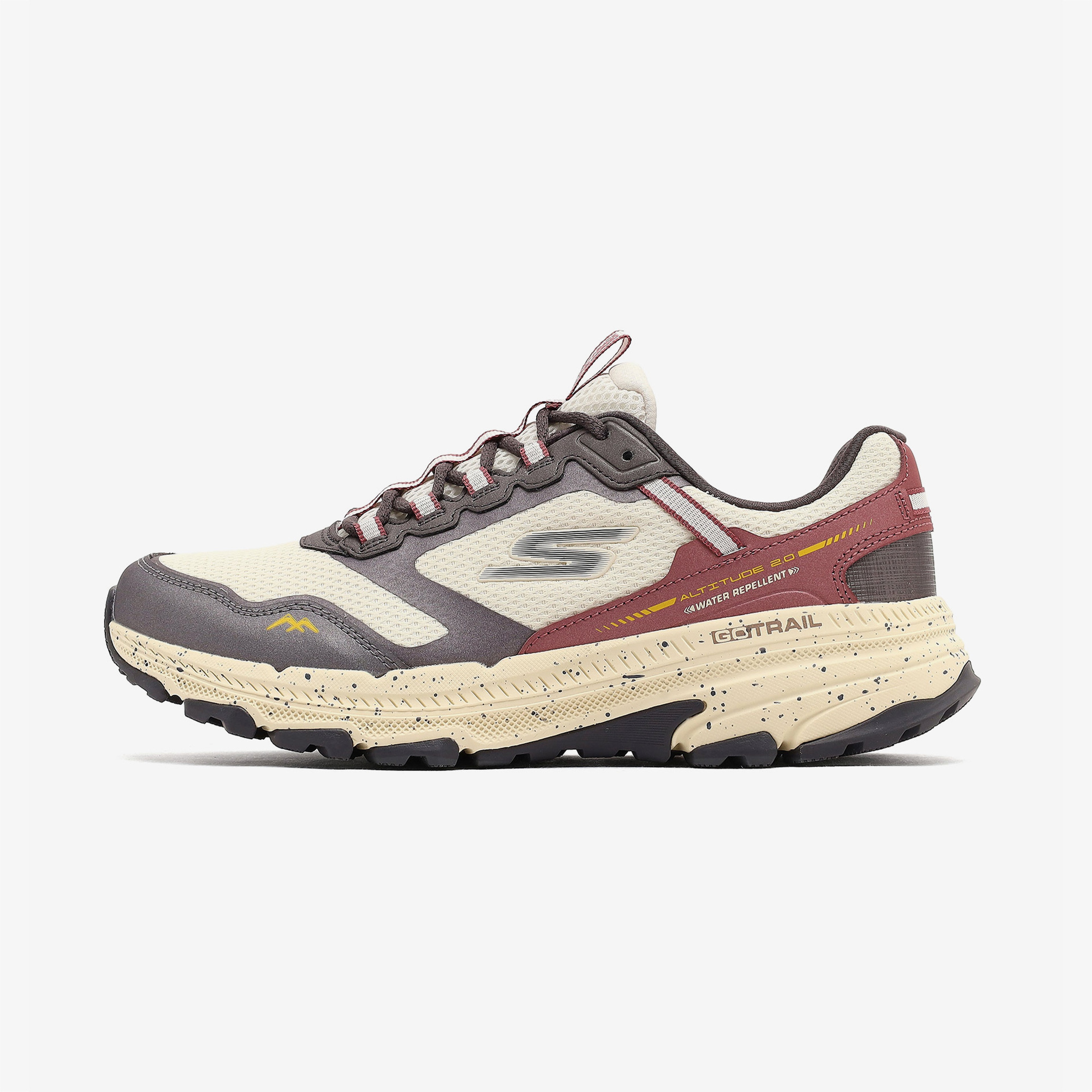 Skechers Go Run Trail Altitude Kadın Krem Koşu Ayakkabısı