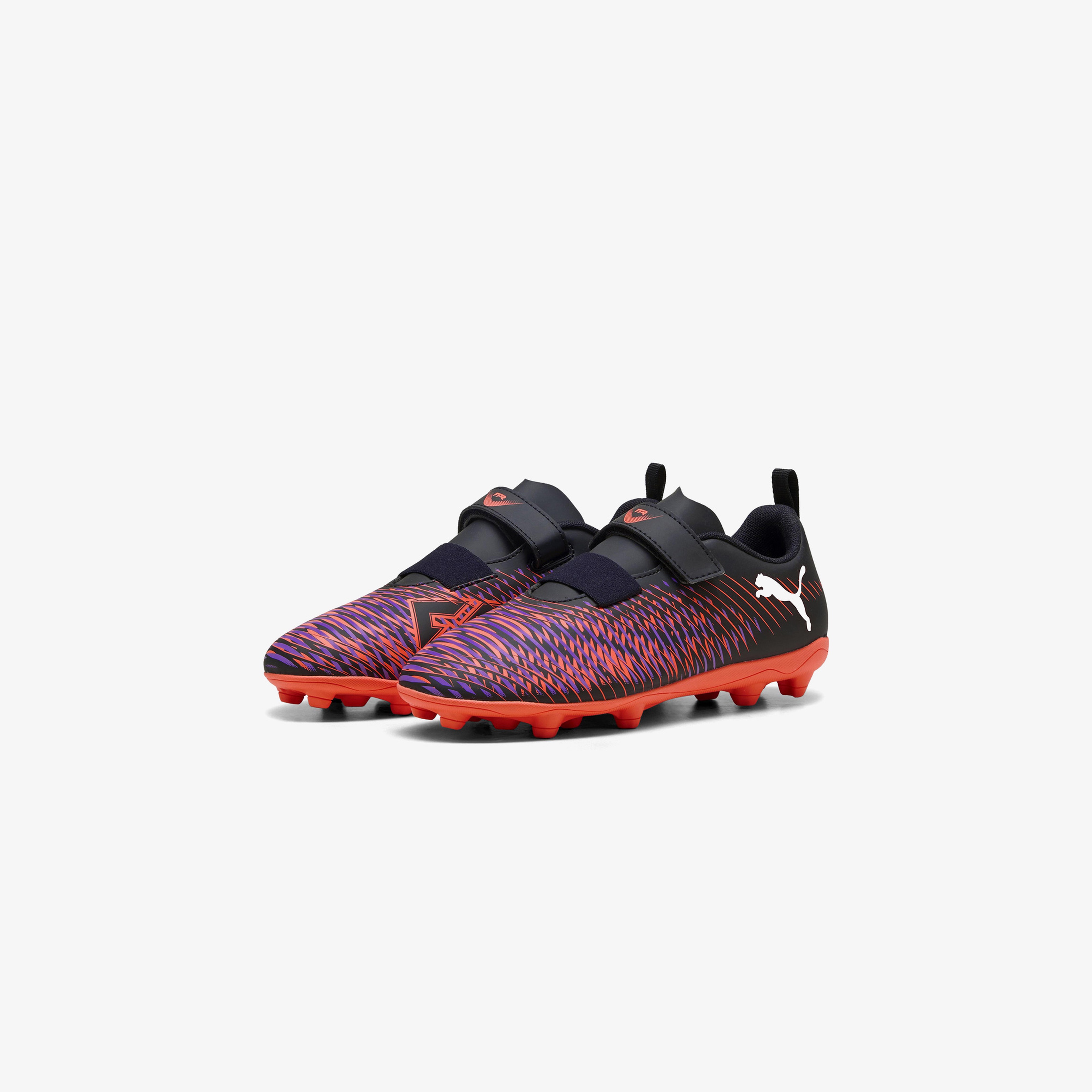 Puma Future Match 8 Low Fg Çocuk Renkli Cırtcırtlı Çim Saha Kramponu