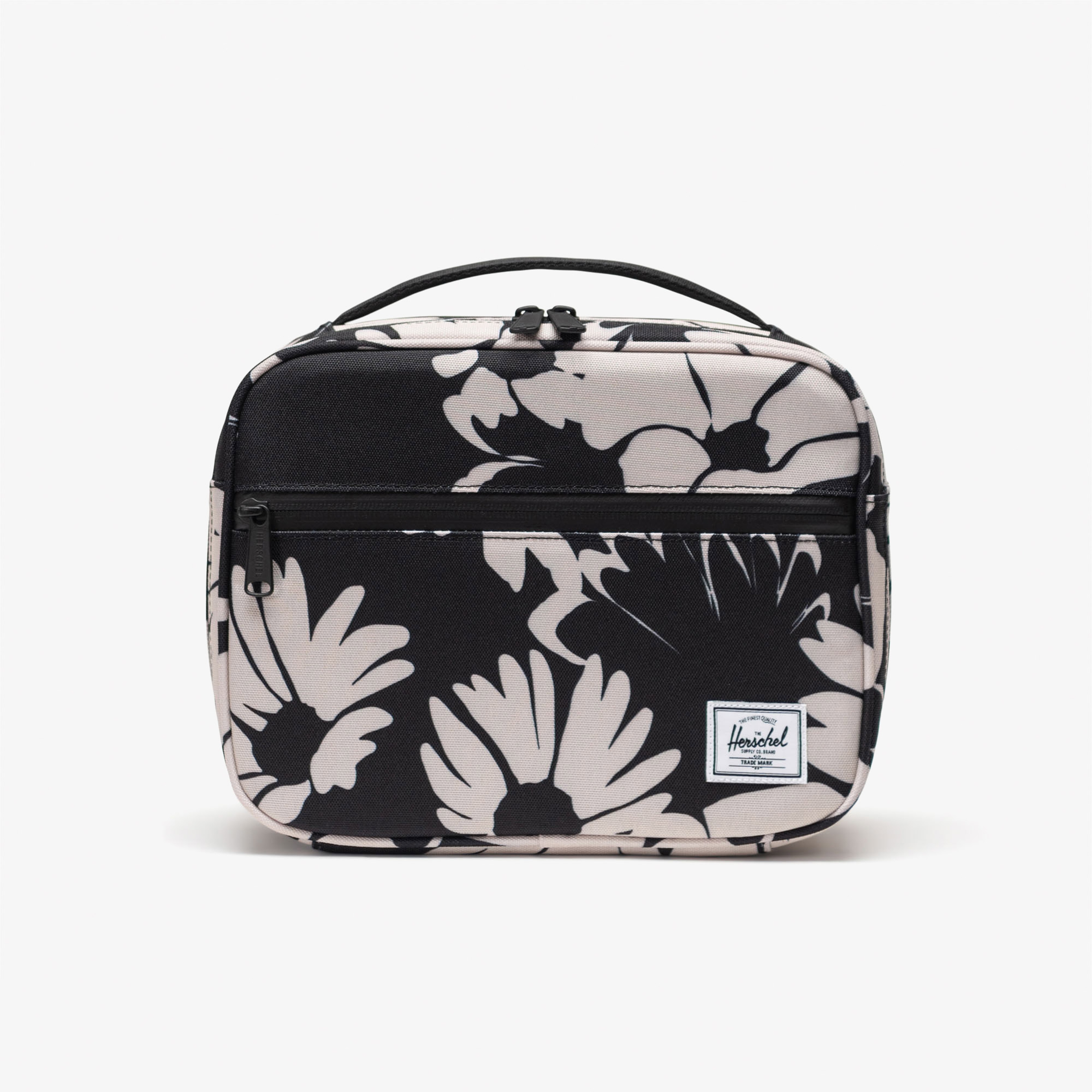 Hershcel Pop Quiz Floral Unisex Siyah Beslenme Çantası