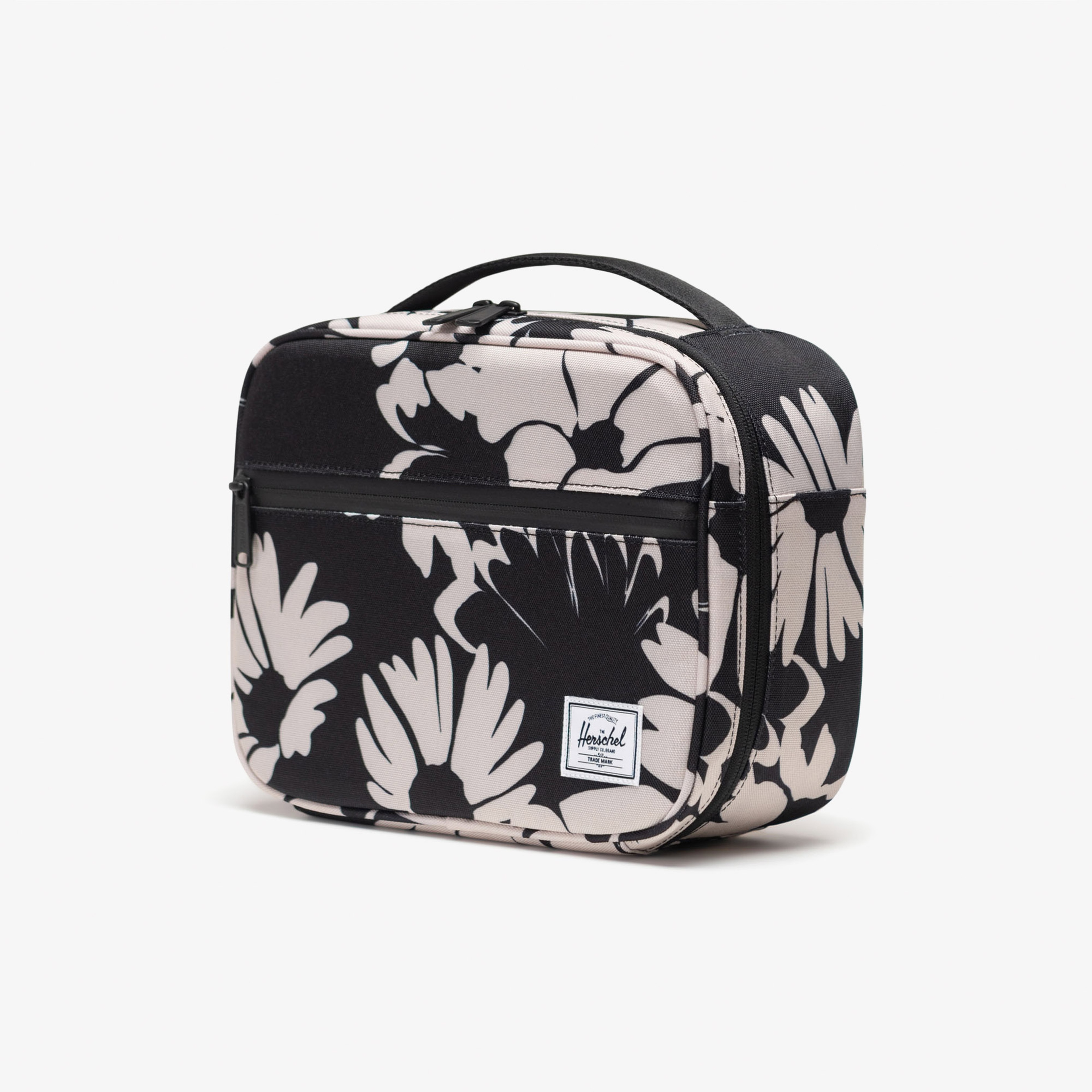 Hershcel Pop Quiz Floral Unisex Siyah Beslenme Çantası