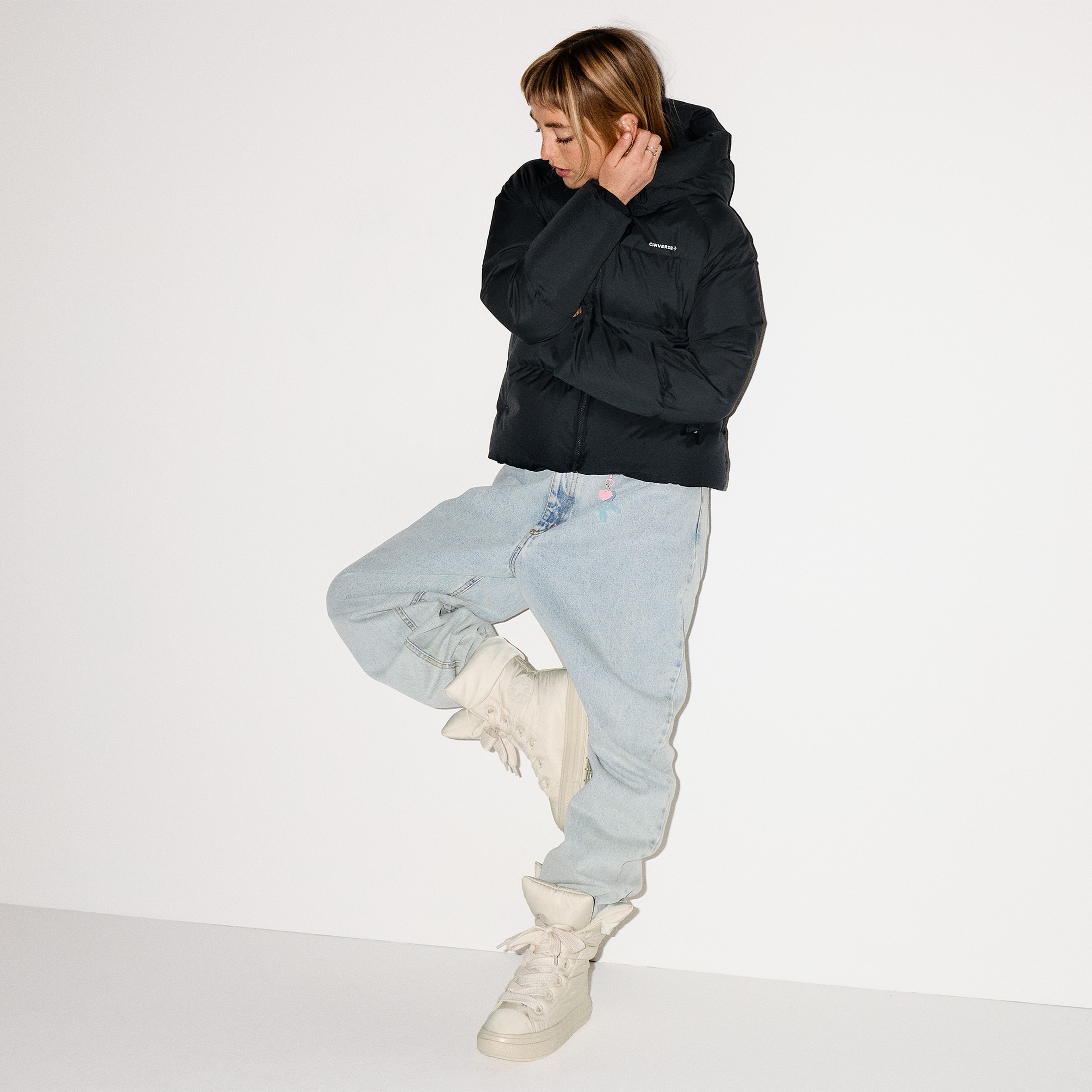 Converse Chuck Taylor All Star Elements Kadın Krem Bot