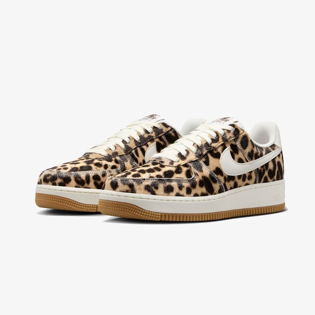 Nike Nike Air Force 1 Low Leopar Desenli Kadın Kahverengi Sneaker Occasion'da! Kahverengi - 3. görsel