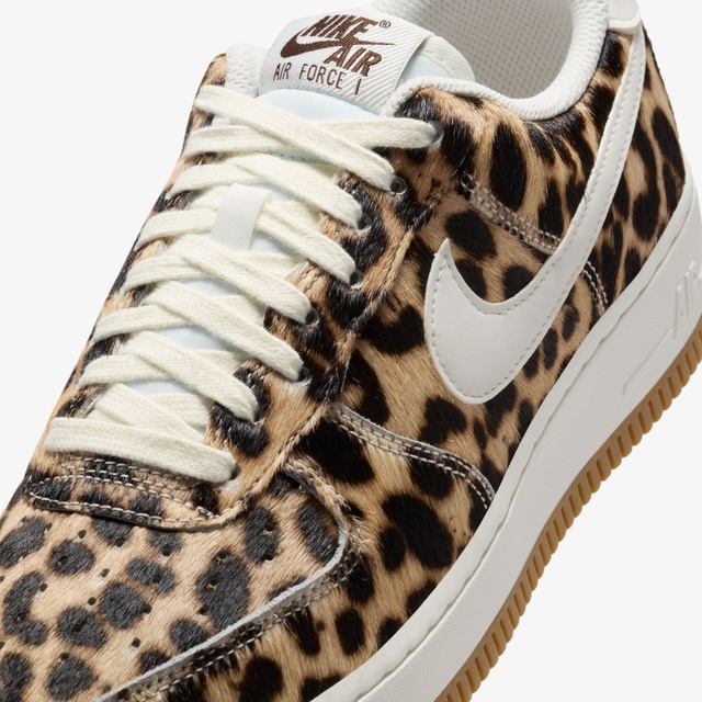 Nike Nike Air Force 1 Low Leopar Desenli Kadın Kahverengi Sneaker Occasion'da! Kahverengi - 8. görsel