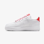 Nike Air Force 1 '07 Low 'Red Laces' Kadın Beyaz Sneaker
