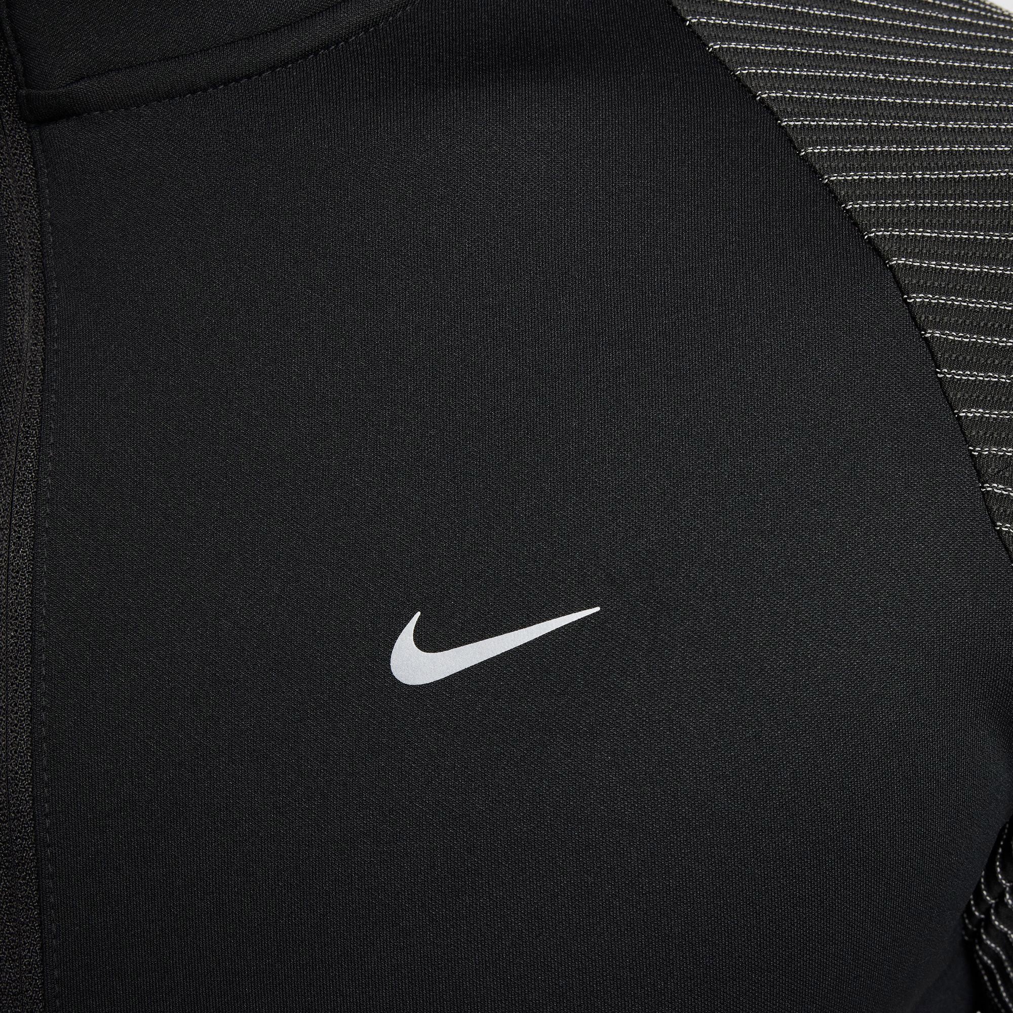 Nike Dri Fit Run Divison Half Zipped Erkek Siyah Koşu Üstü