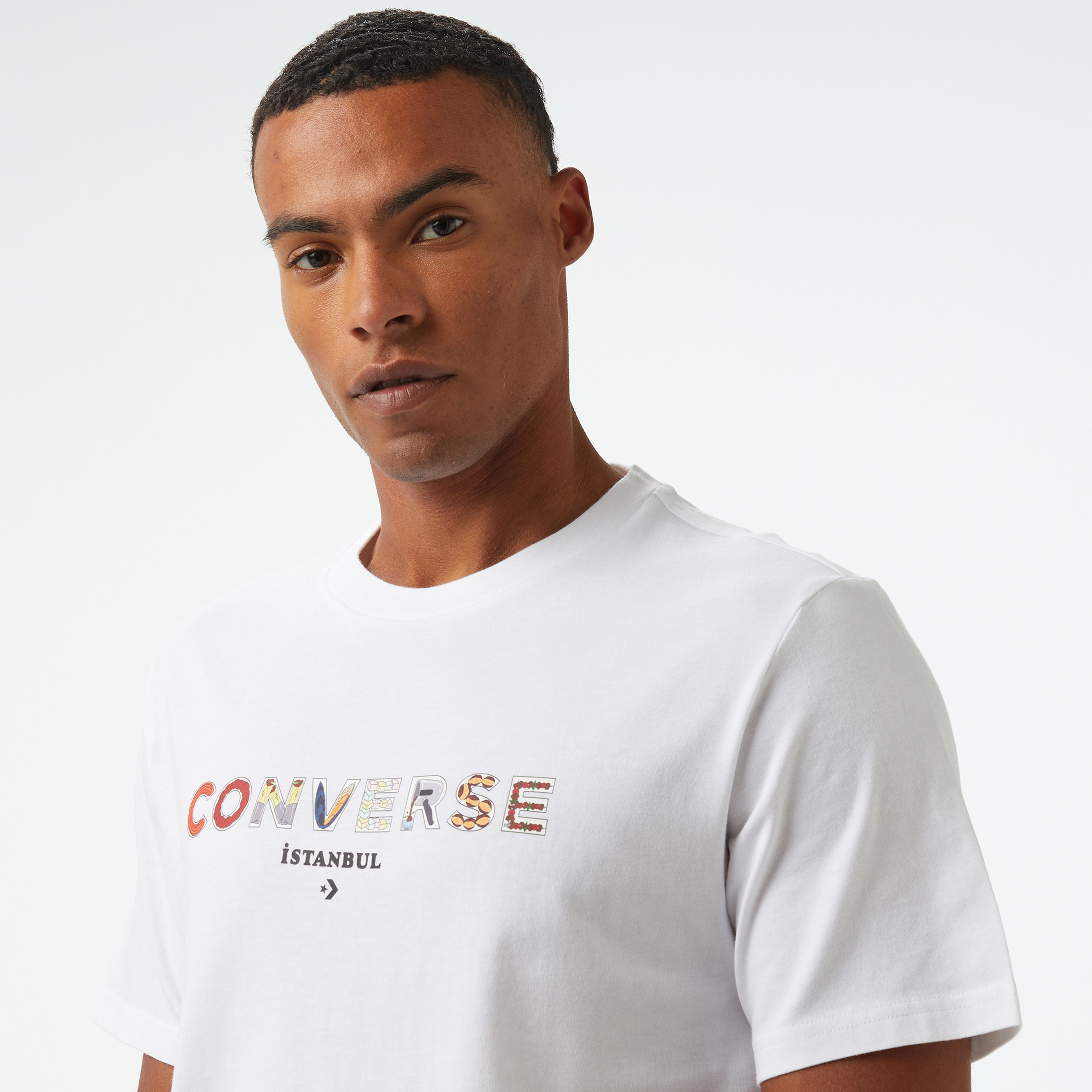 Converse Classic Unisex Beyaz T-Shirt