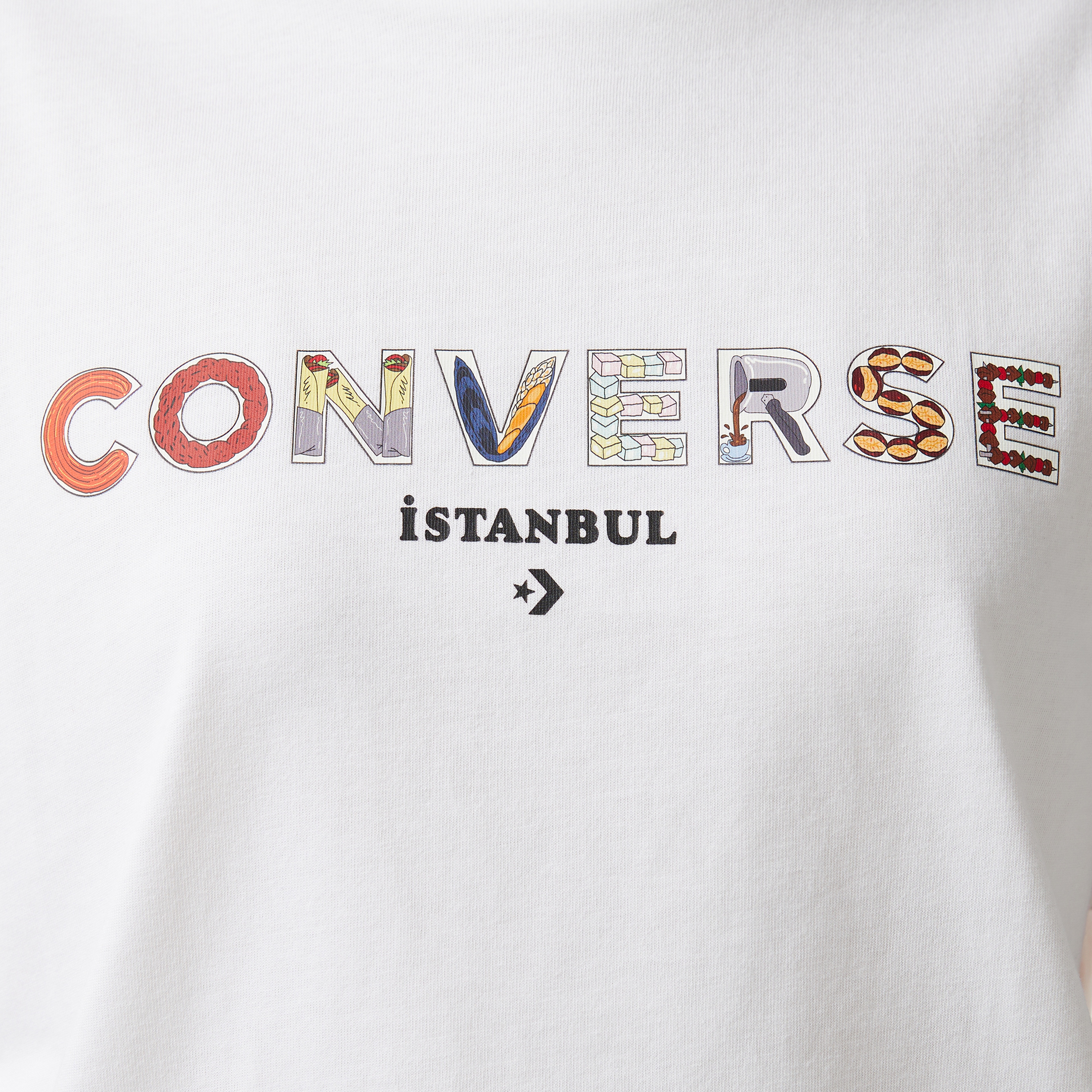 Converse Classic Unisex Beyaz T-Shirt