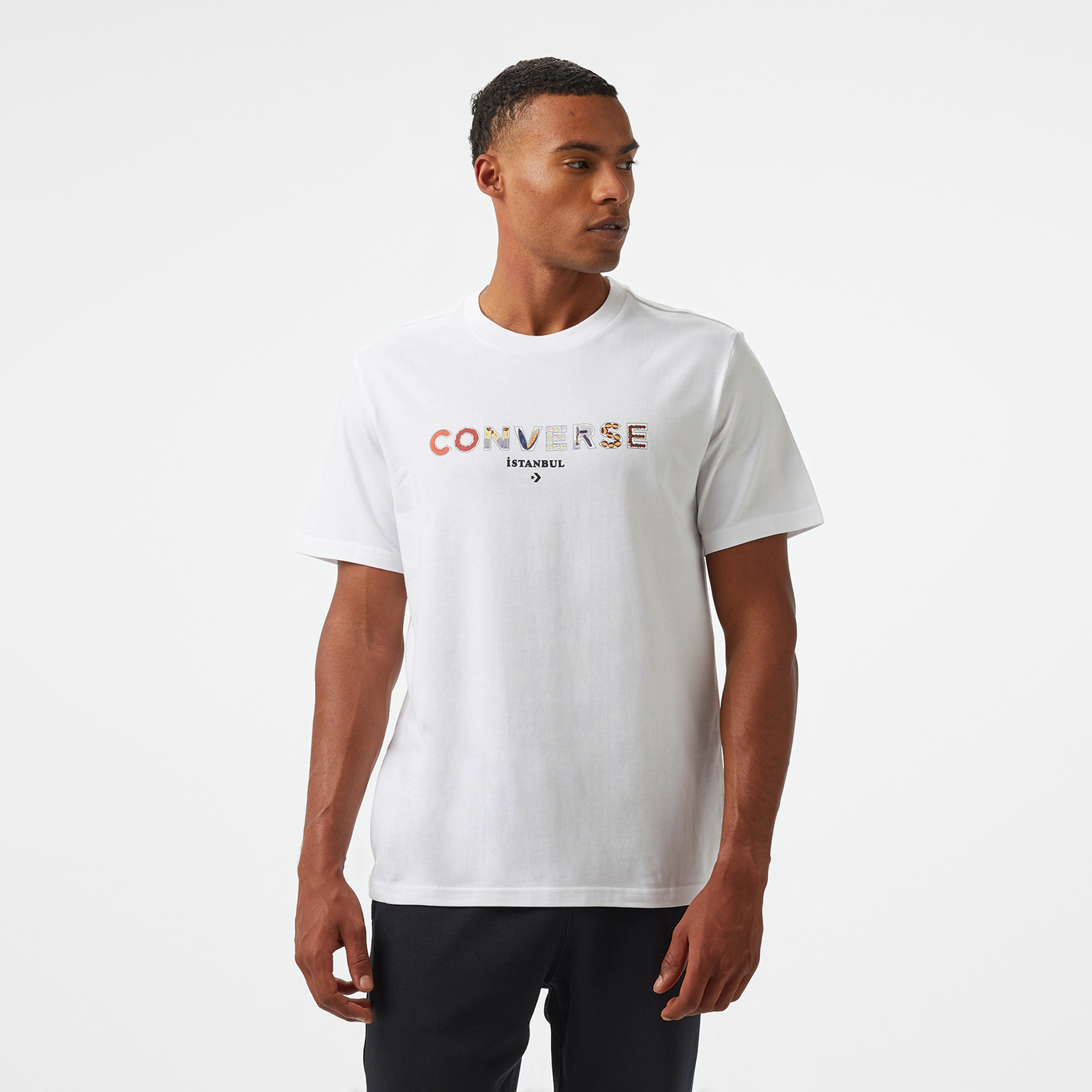Converse Classic Unisex Beyaz T-Shirt