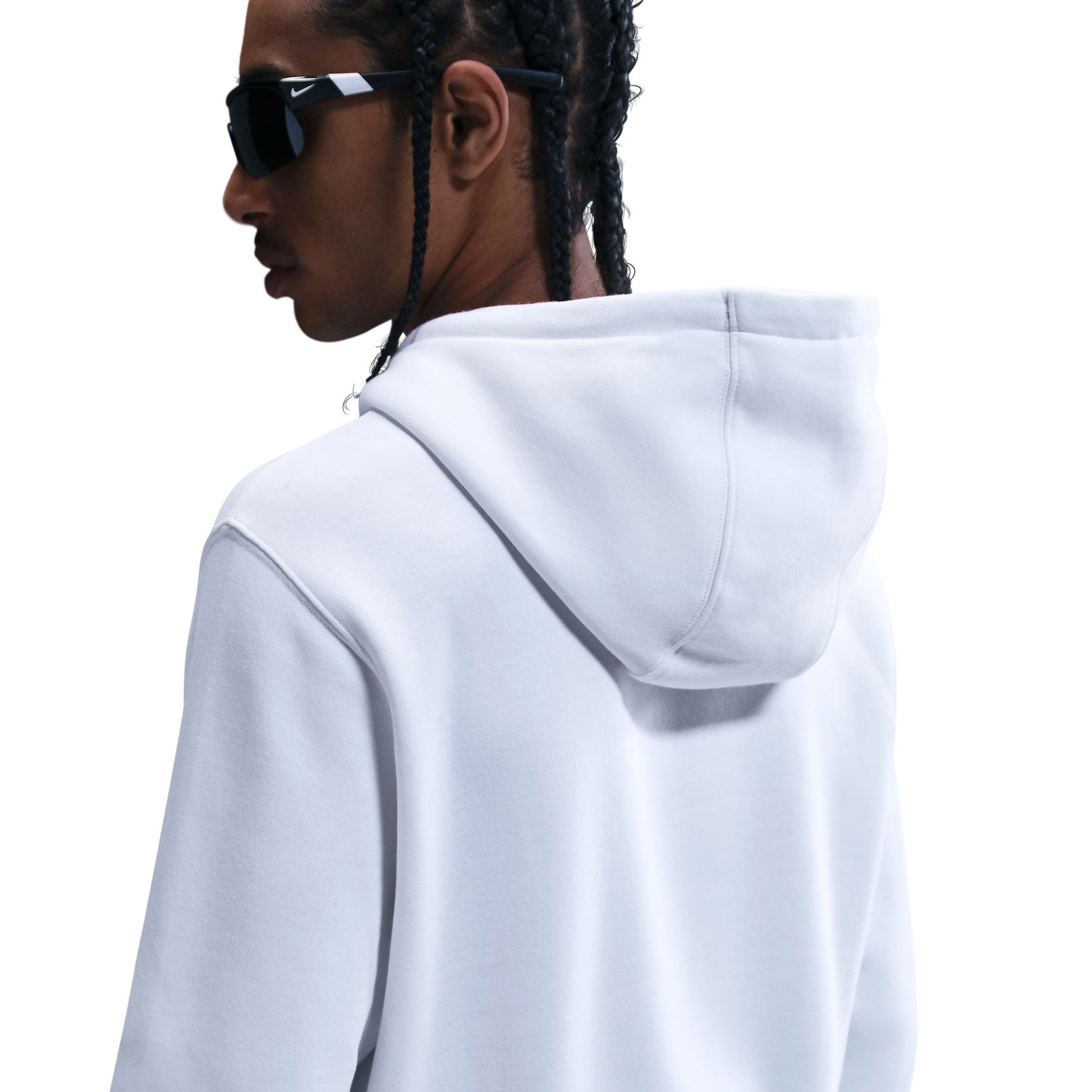 Nike Club Pullover Fleece Erkek Beyaz Sweatshirt