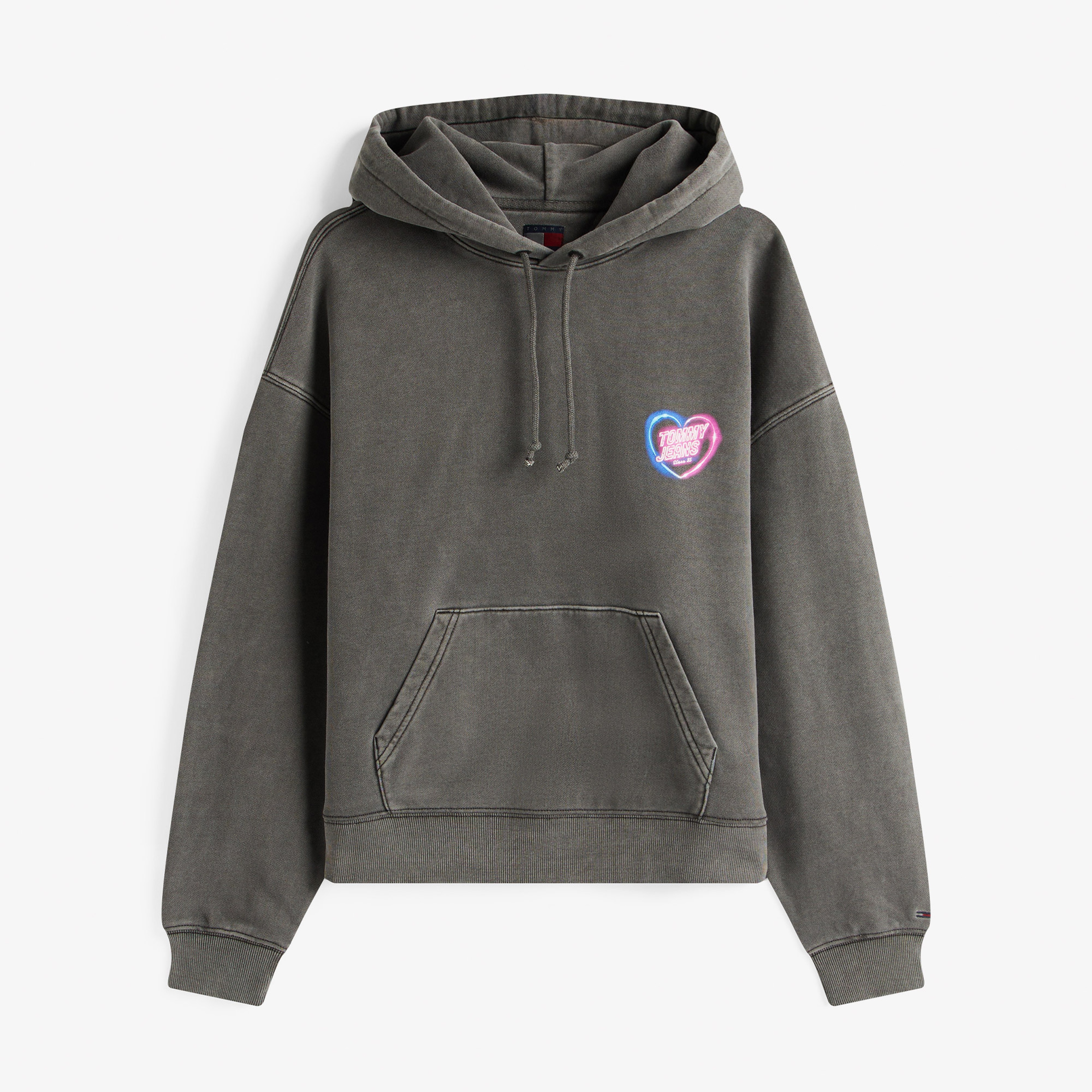 Tommy Hilfiger Boxy Kadın Gri Sweatshirt