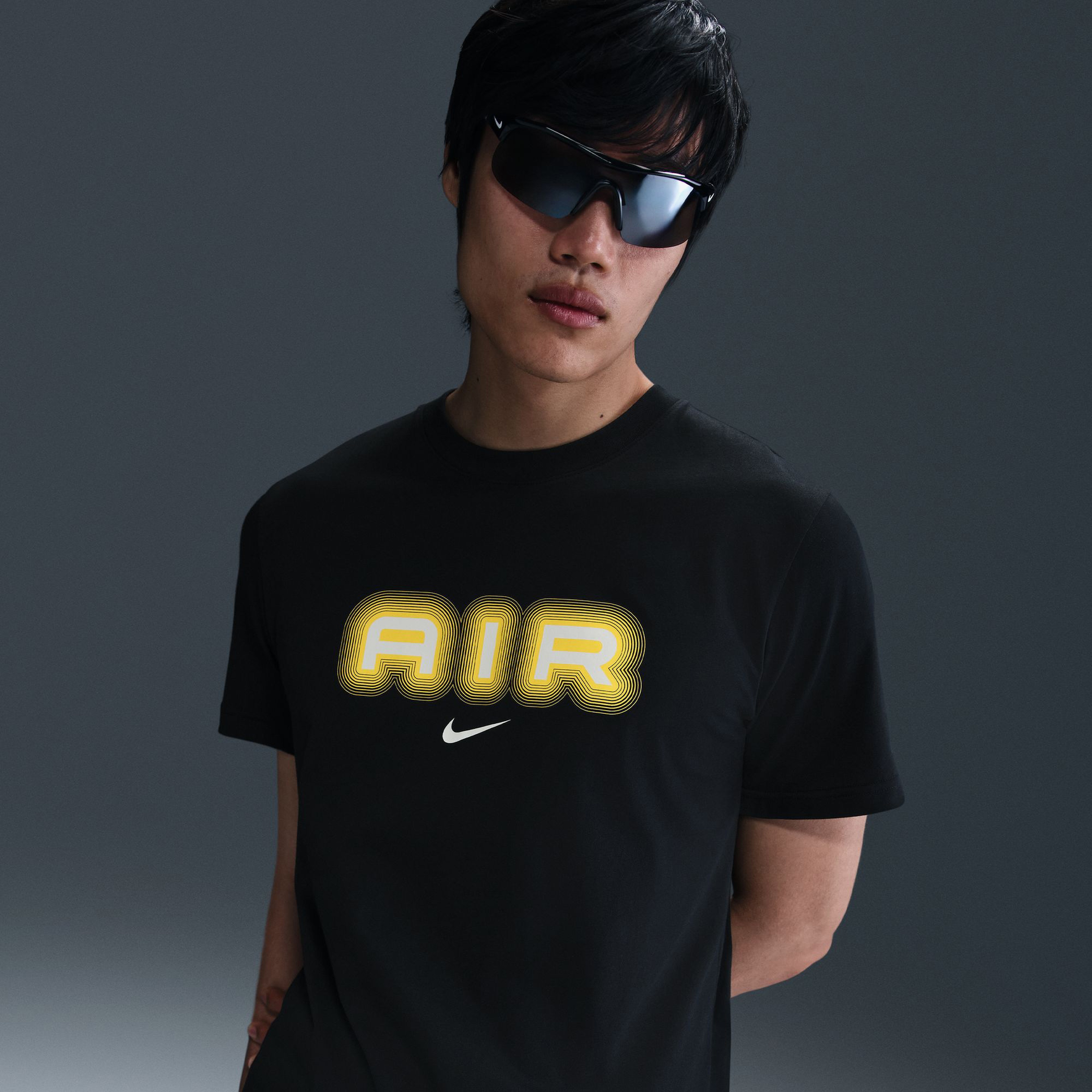 Nike Air Graphic Erkek Siyah T-Shirt