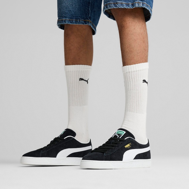 Puma Puma Beyaz Suede Classic Erkek Siyah Spor Ayakkabı Sneaker | Occasion Beyaz - 7. görsel