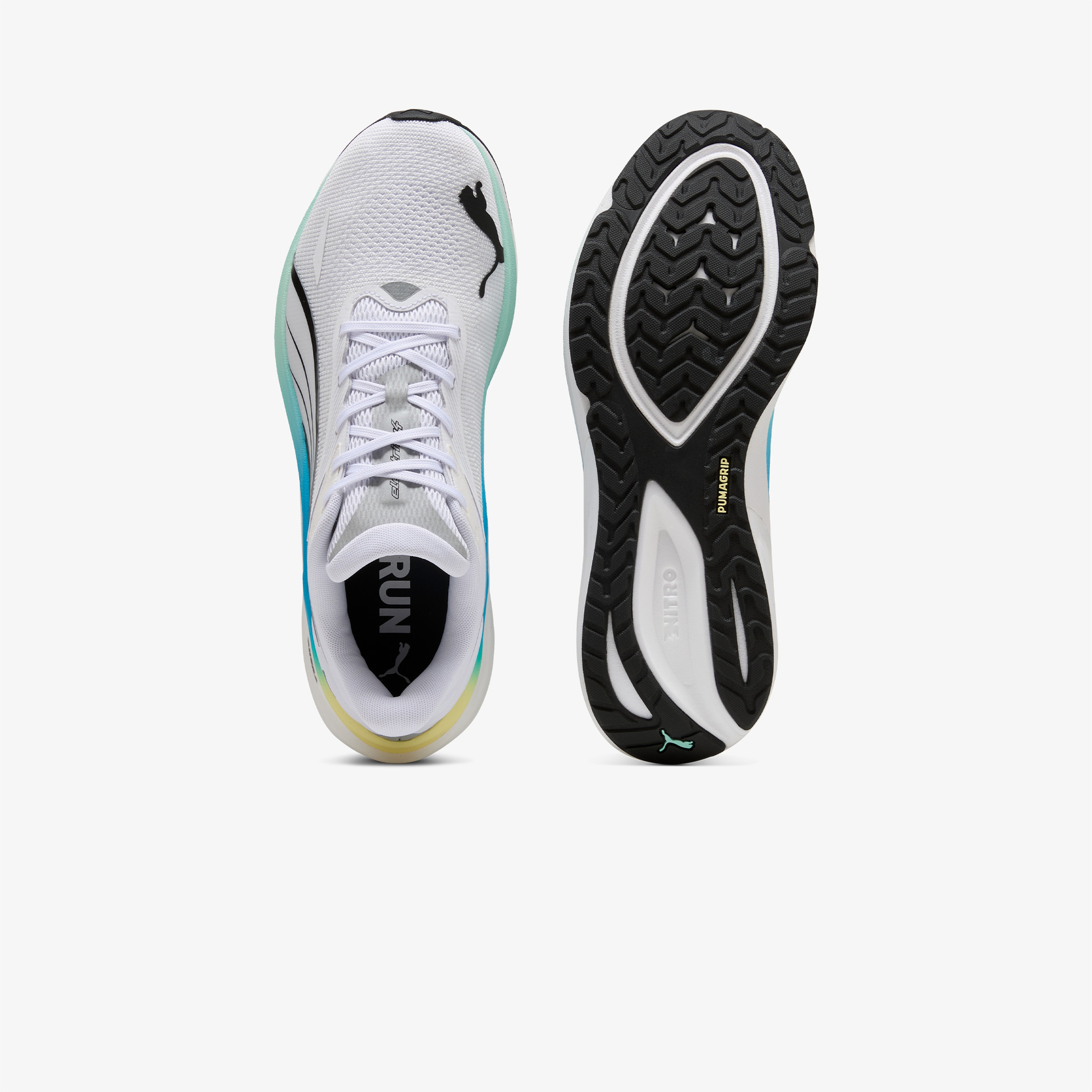 Puma Electrify Nitro 4 Erkek Beyaz Koşu Ayakkabısı