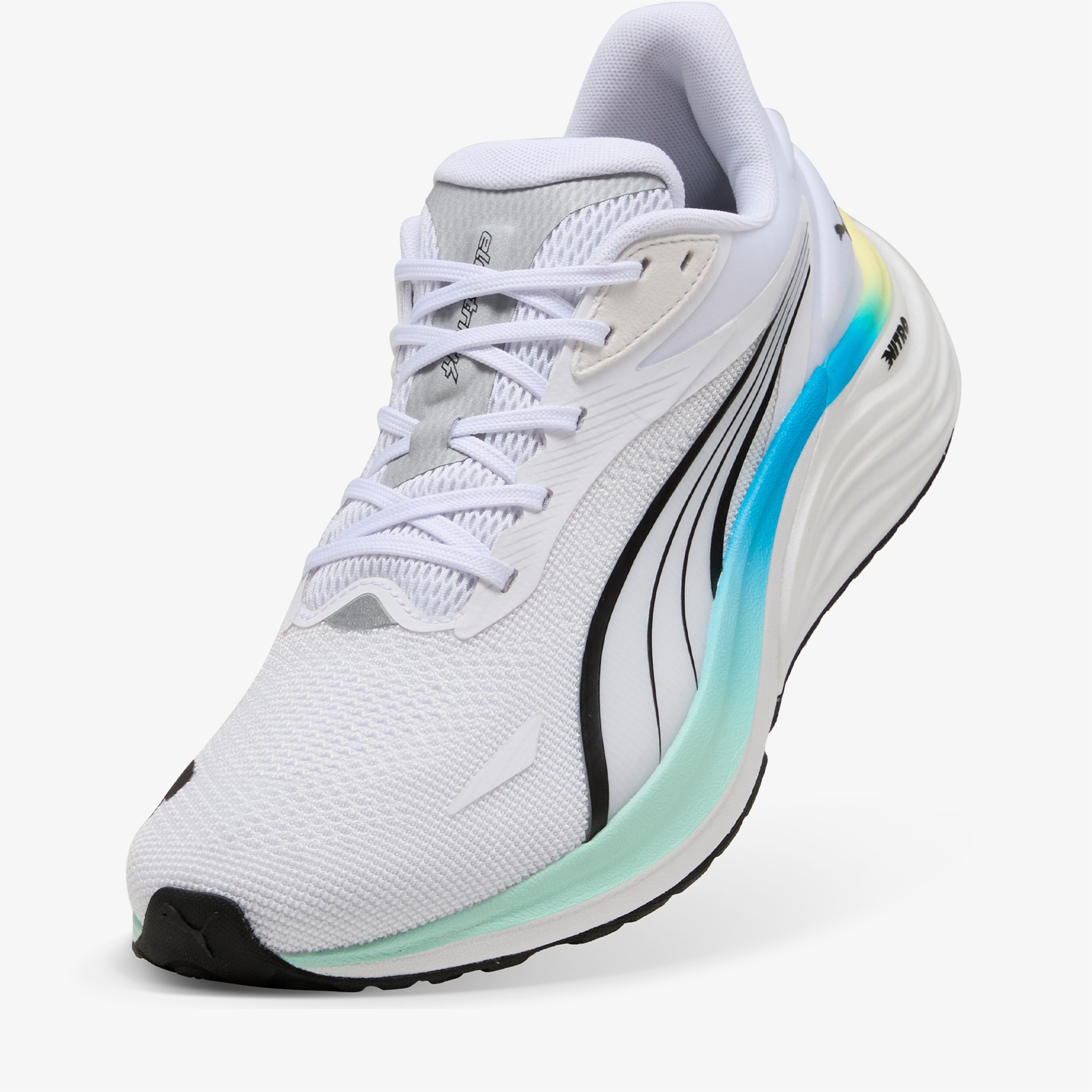 Puma Electrify Nitro 4 Erkek Beyaz Koşu Ayakkabısı