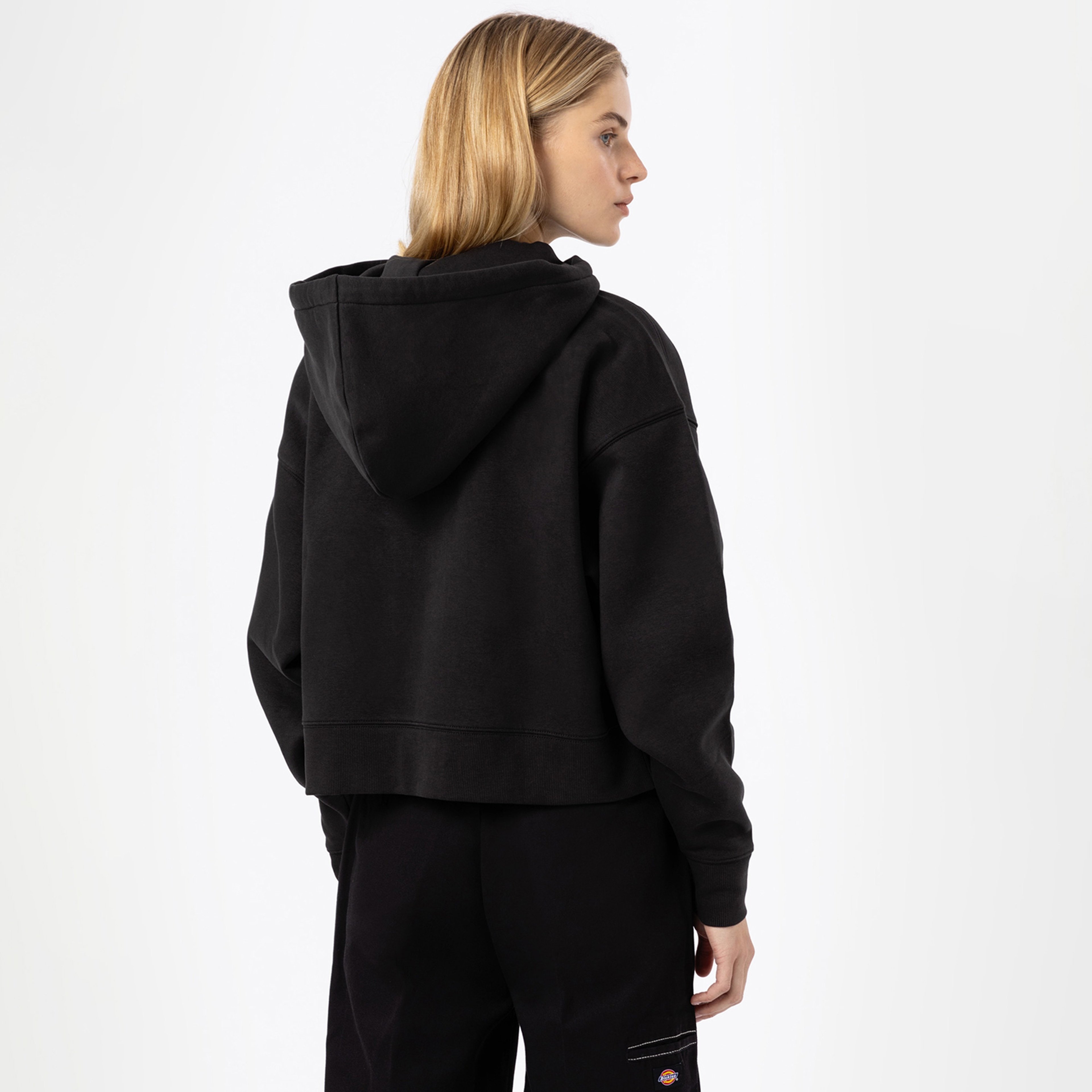 Dickies Oakport Zip Kadın Siyah Sweatshirt