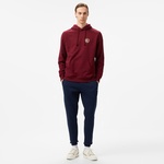 Tommy Hilfiger Jeans Tj Flag Crest Hood Erkek Bordo Hoodie
