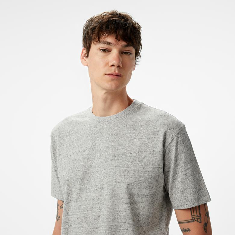 The Stay Line Haruka Oversized Erkek Gri T-Shirt