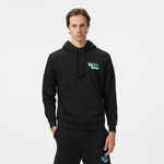 Tommy Jeans Badge Logo Erkek Siyah Sweatshirt