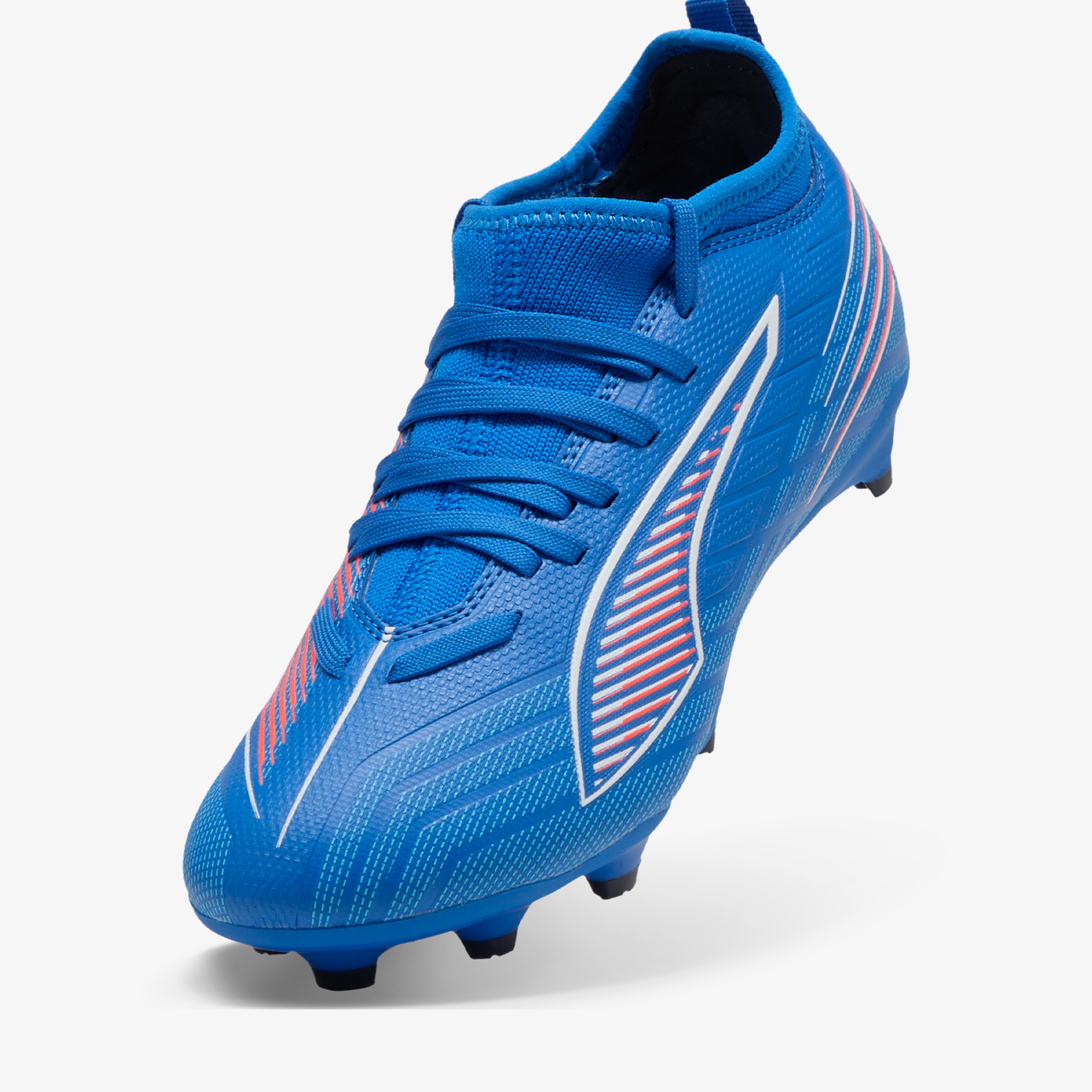 Puma Ultra 6 Match Fg-Ag Çocuk Mavi Çim Saha Kramponu