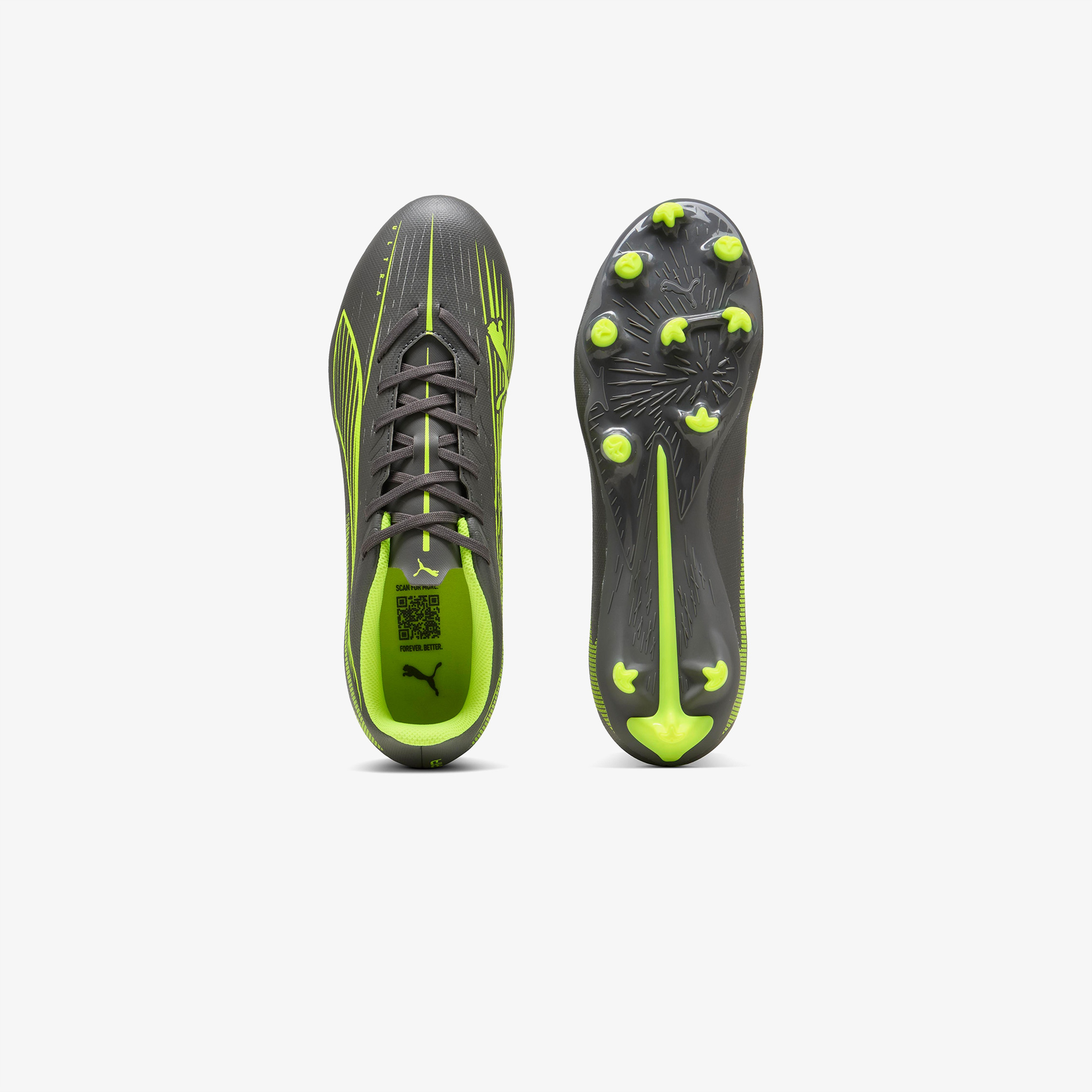 Puma Ultra 5 Play Fg/Ag Erkek Gri Çim Saha Kramponu