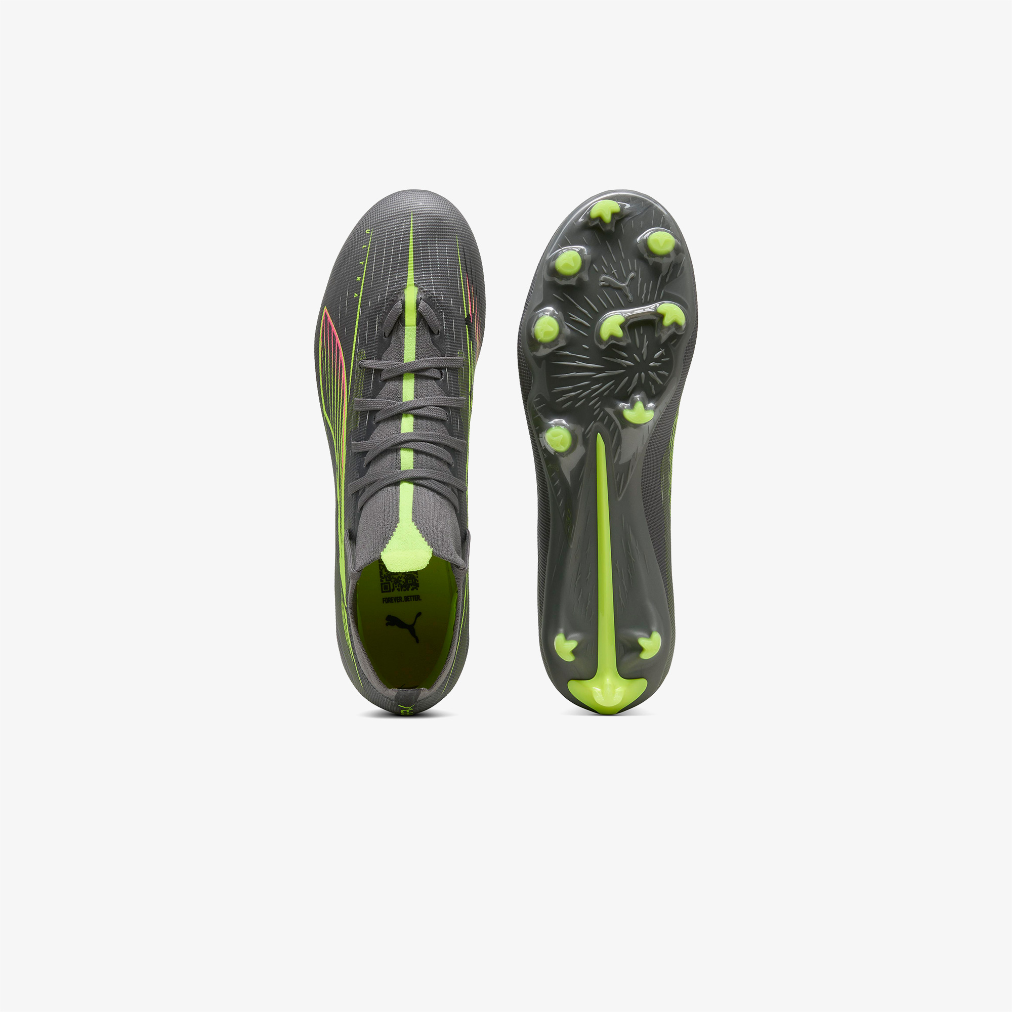 Puma Ultra 5 Match+ Fg/Ag Erkek Gri Çim Saha Kramponu