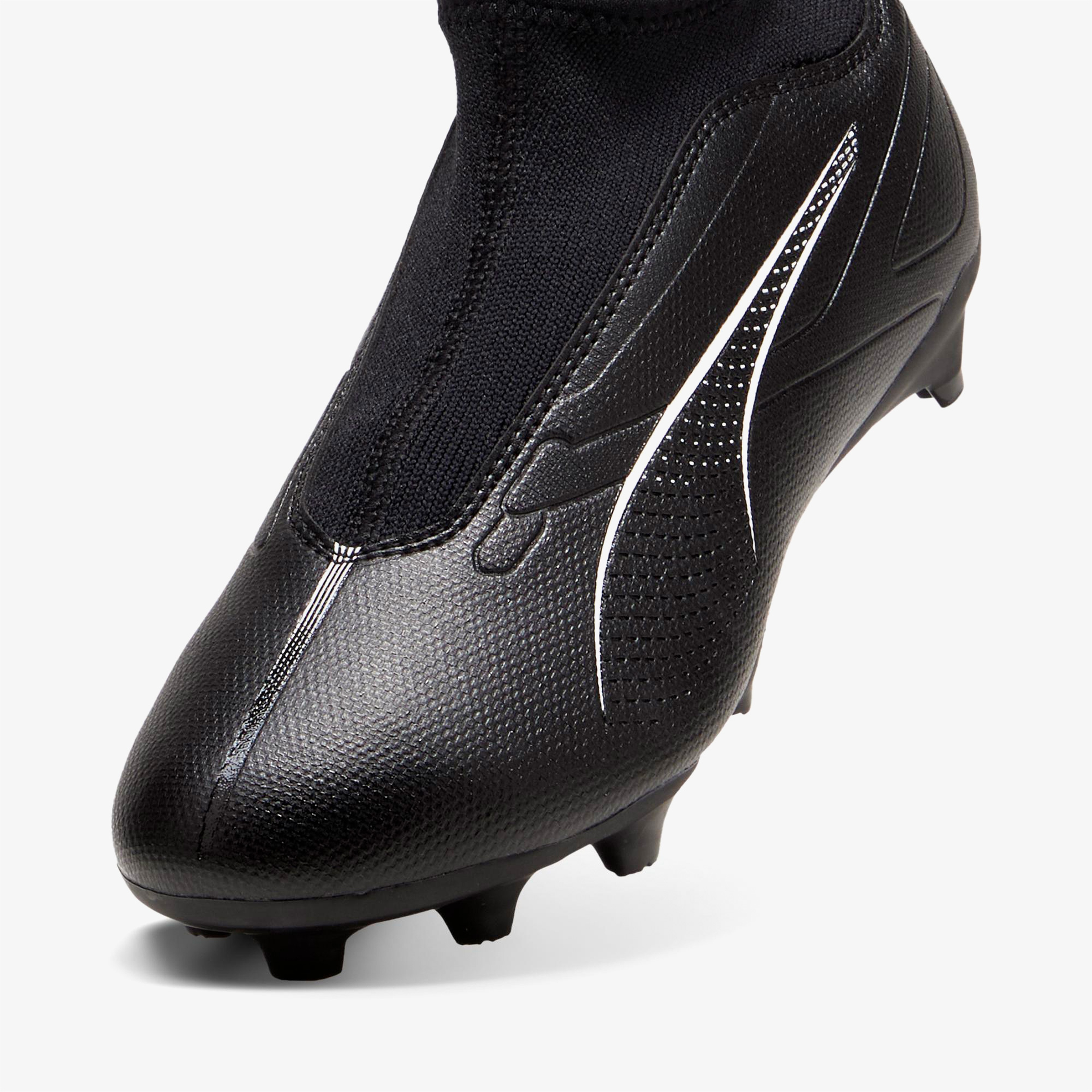 Puma Ultra 5 Match+ Ll Fg/Ag Çocuk Siyah Çim Saha Kramponu