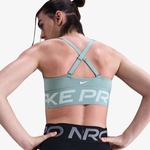 Nike Pro Indy Plunge Kadın Yeşil Antrenman Bra