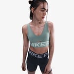 Nike Pro Indy Plunge Kadın Yeşil Antrenman Bra