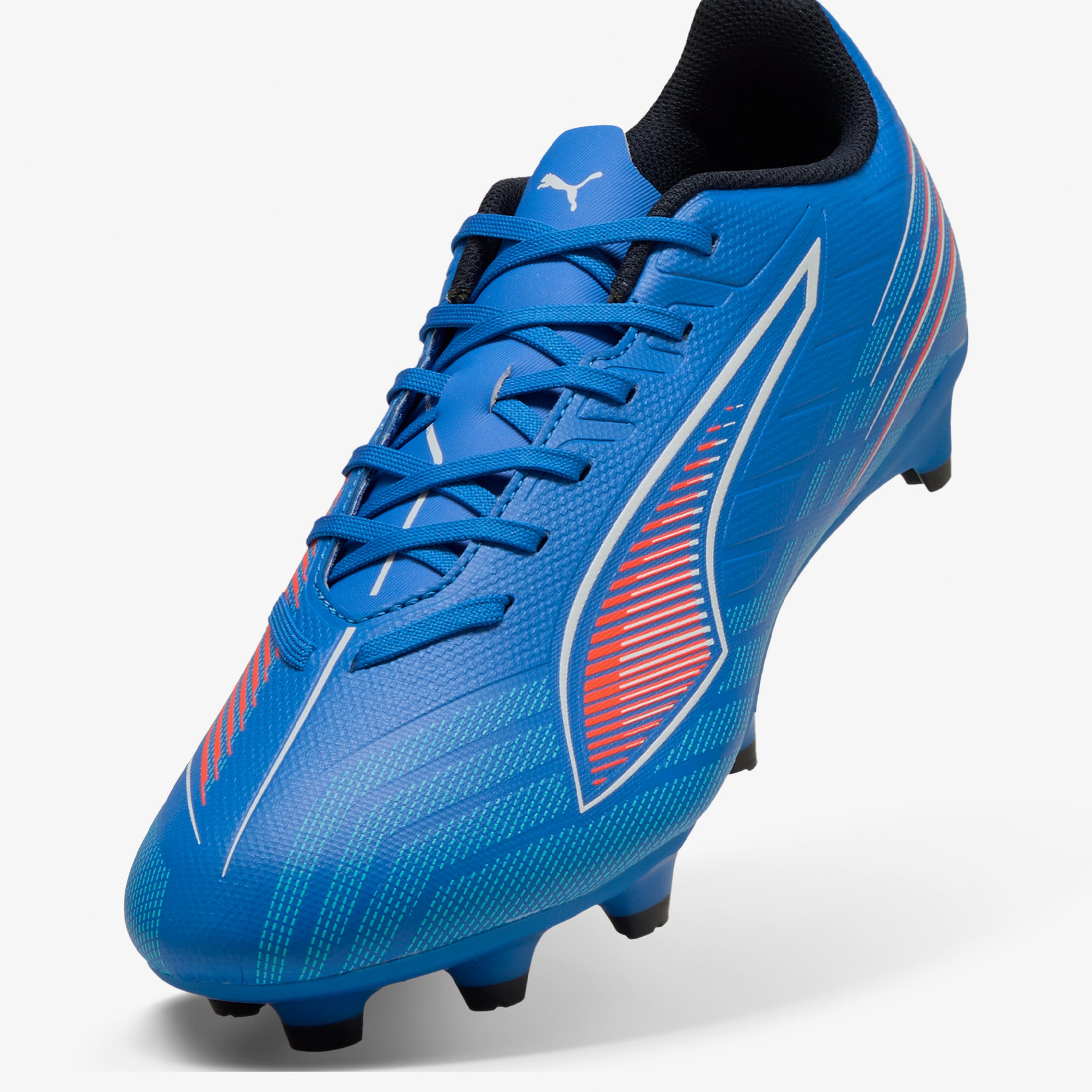 Puma Ultra 6 Play Fg-Ag Erkek Mavi Çim Saha Kramponu