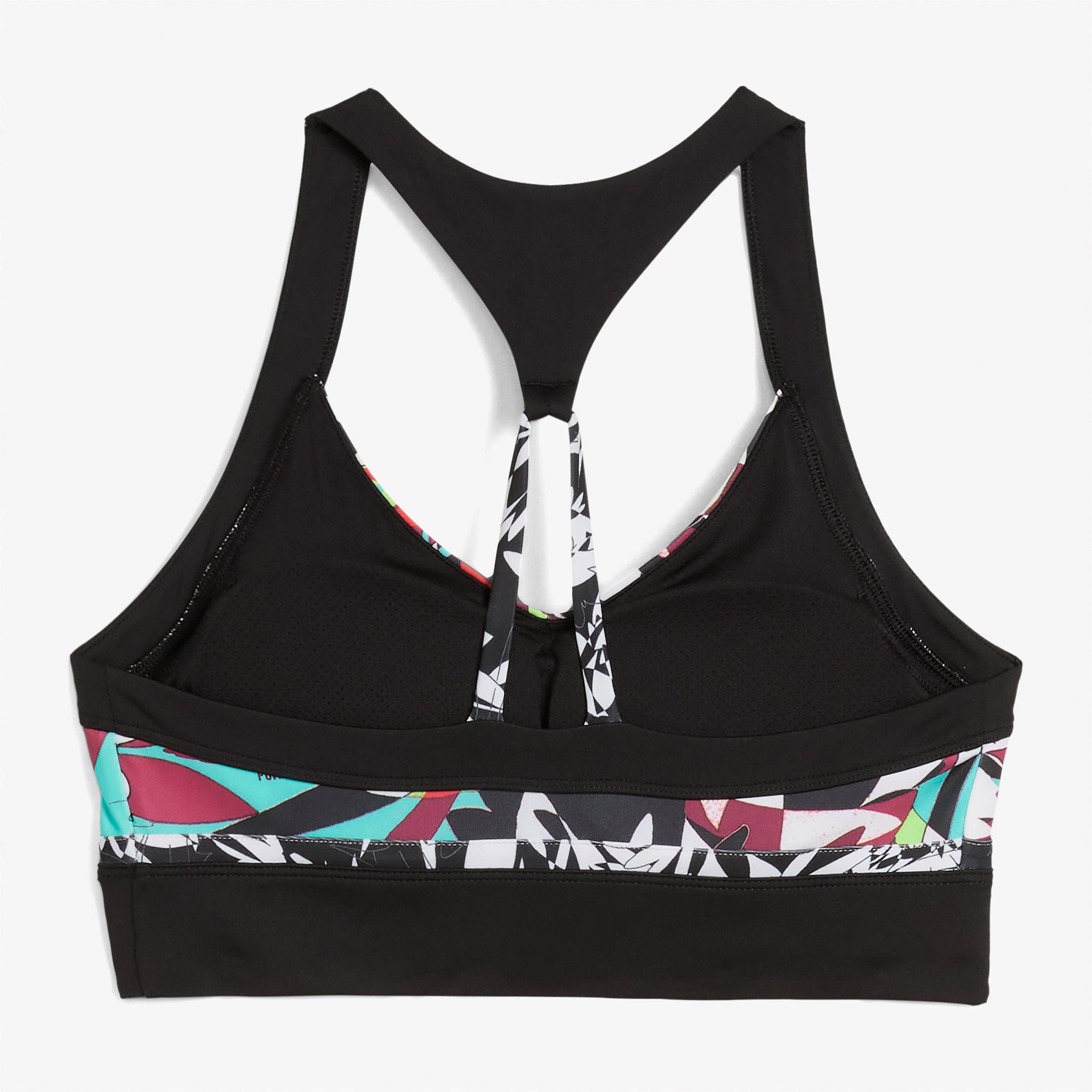 Puma 4Keeps Tropical Aop Lgln Kadın Siyah Bra