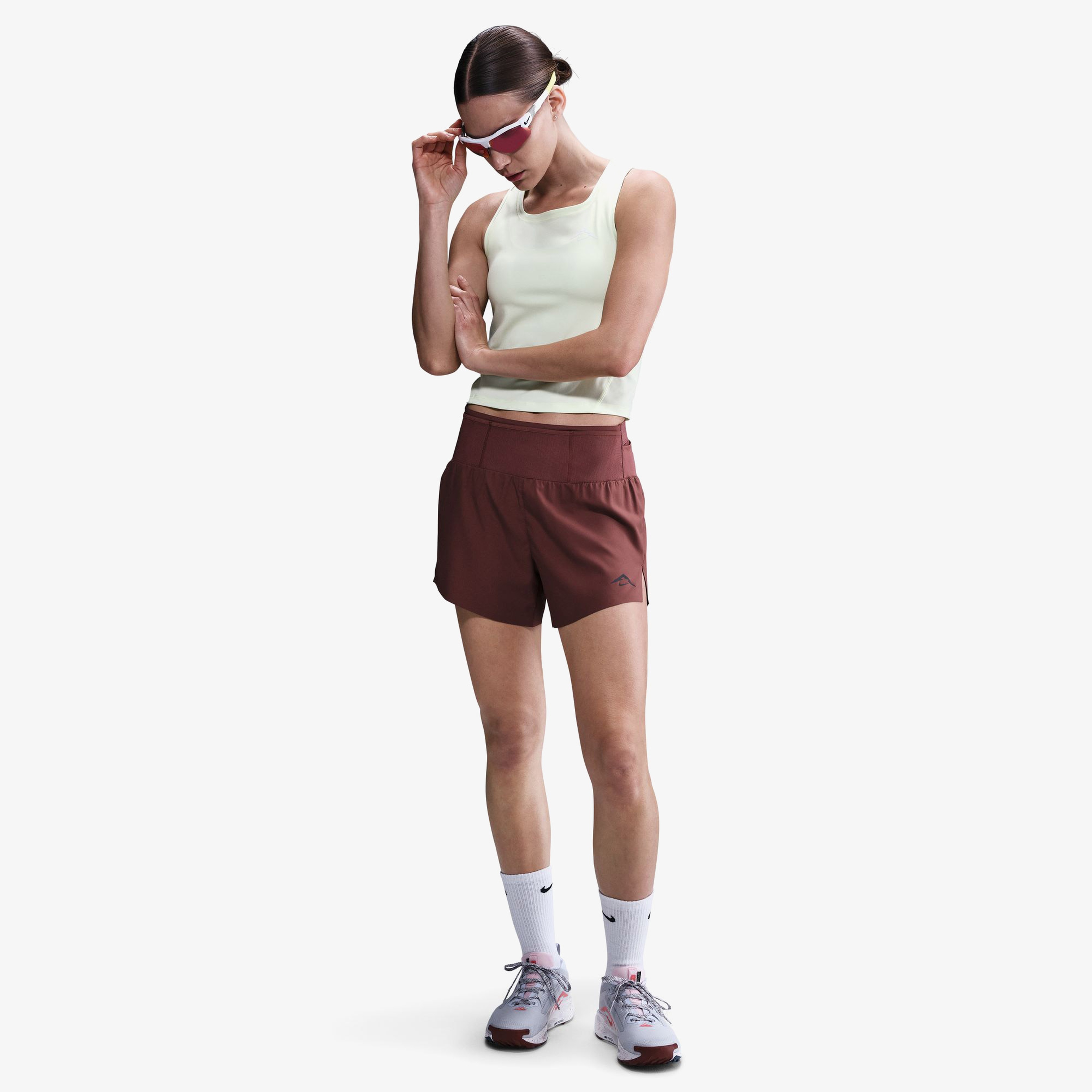 Nike Trail Kadın Kahverengi Koşu Şortu