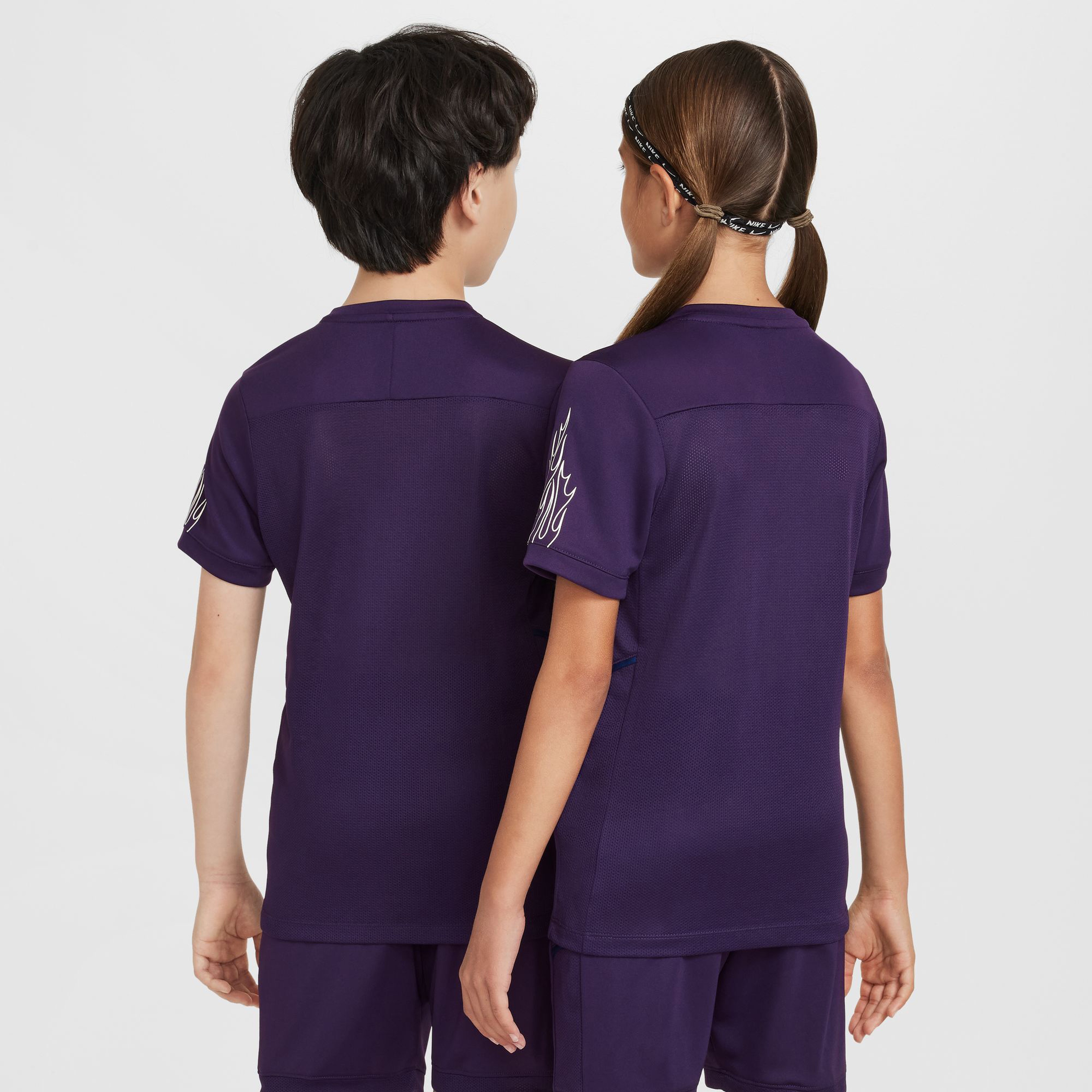 Nike Kylian Mbappé Academy Çocuk Mor T-Shirt