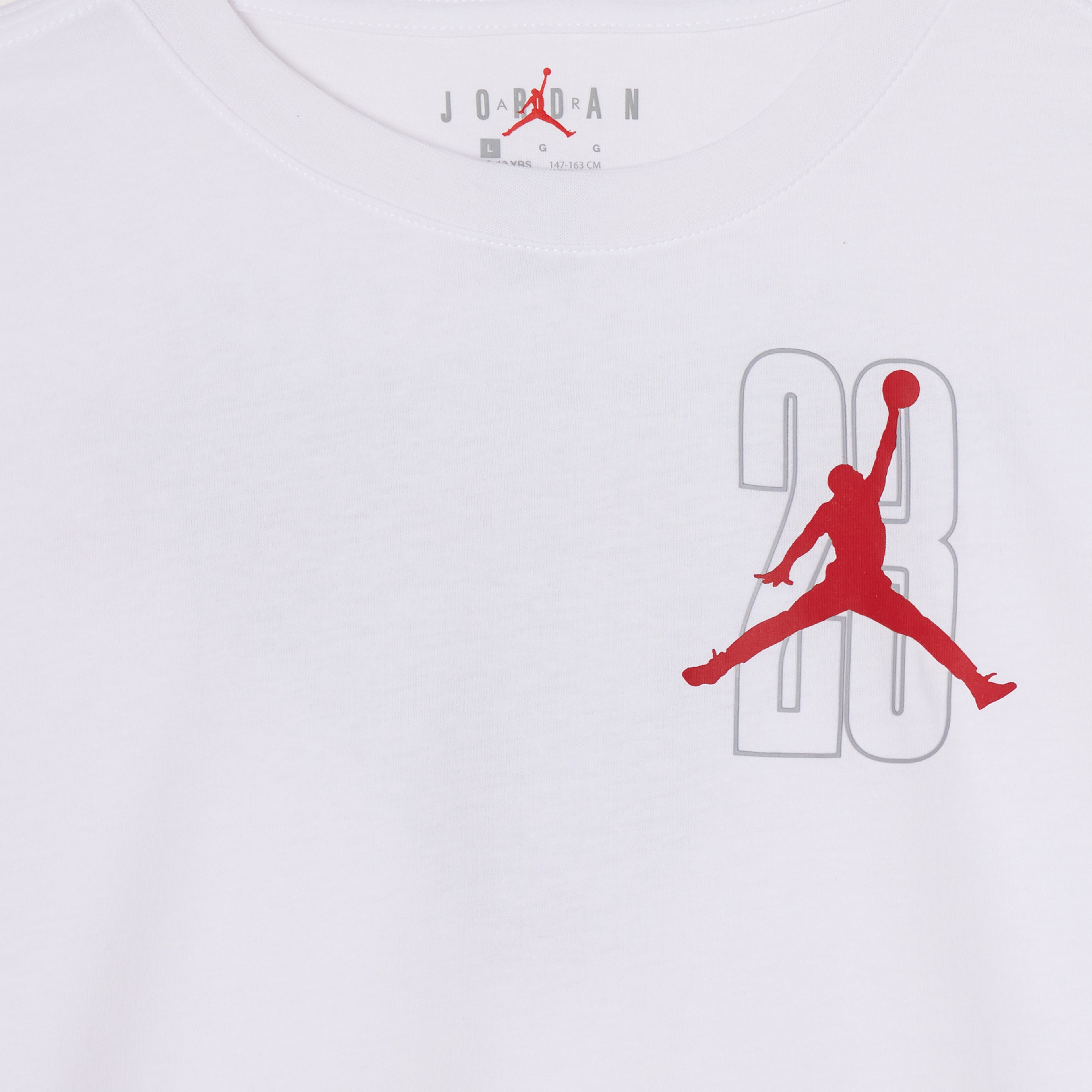 Jordan Jdb Triangle Offense Çocuk Beyaz T-Shirt