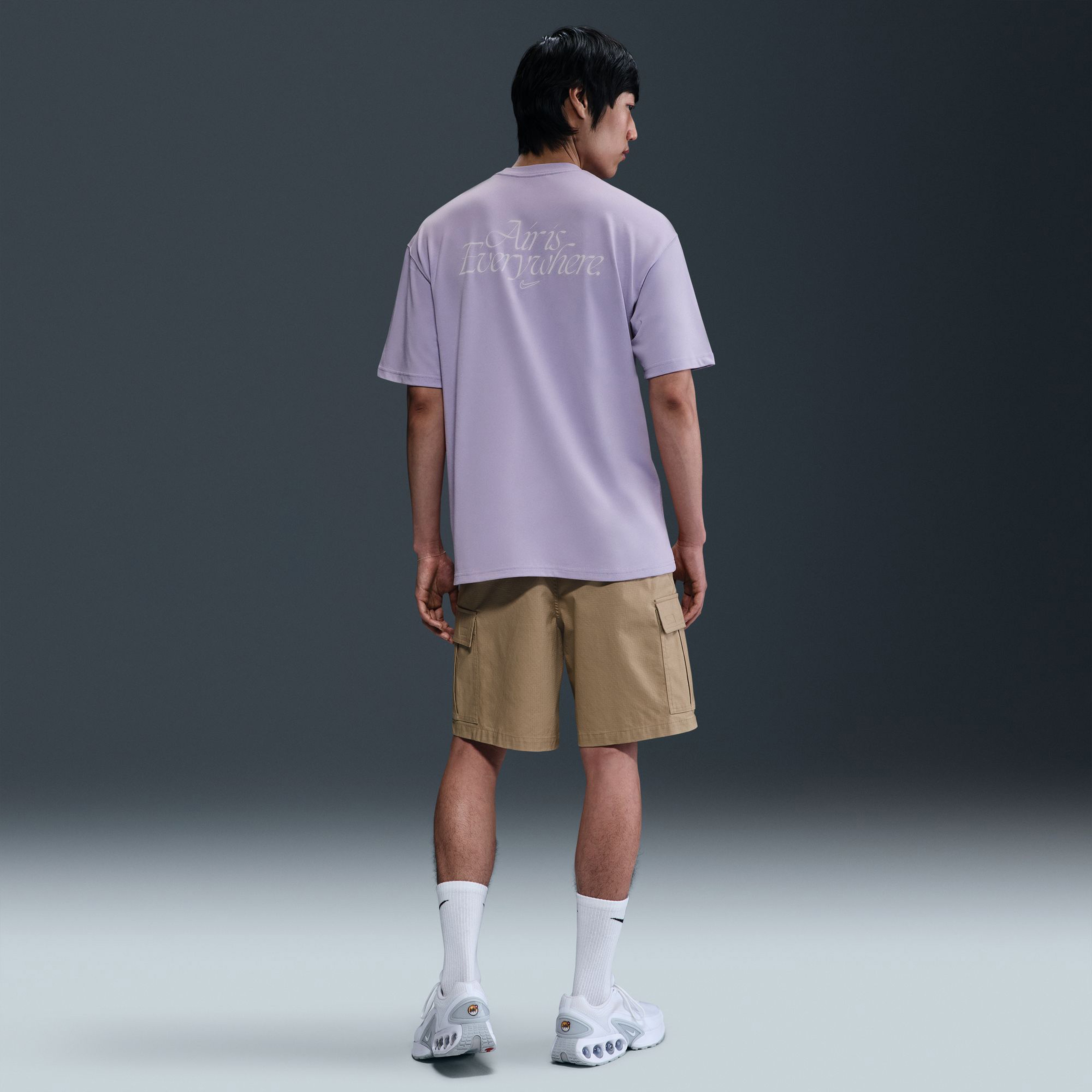 Nike Sportswear Max 90 Erkek Mor T-Shirt