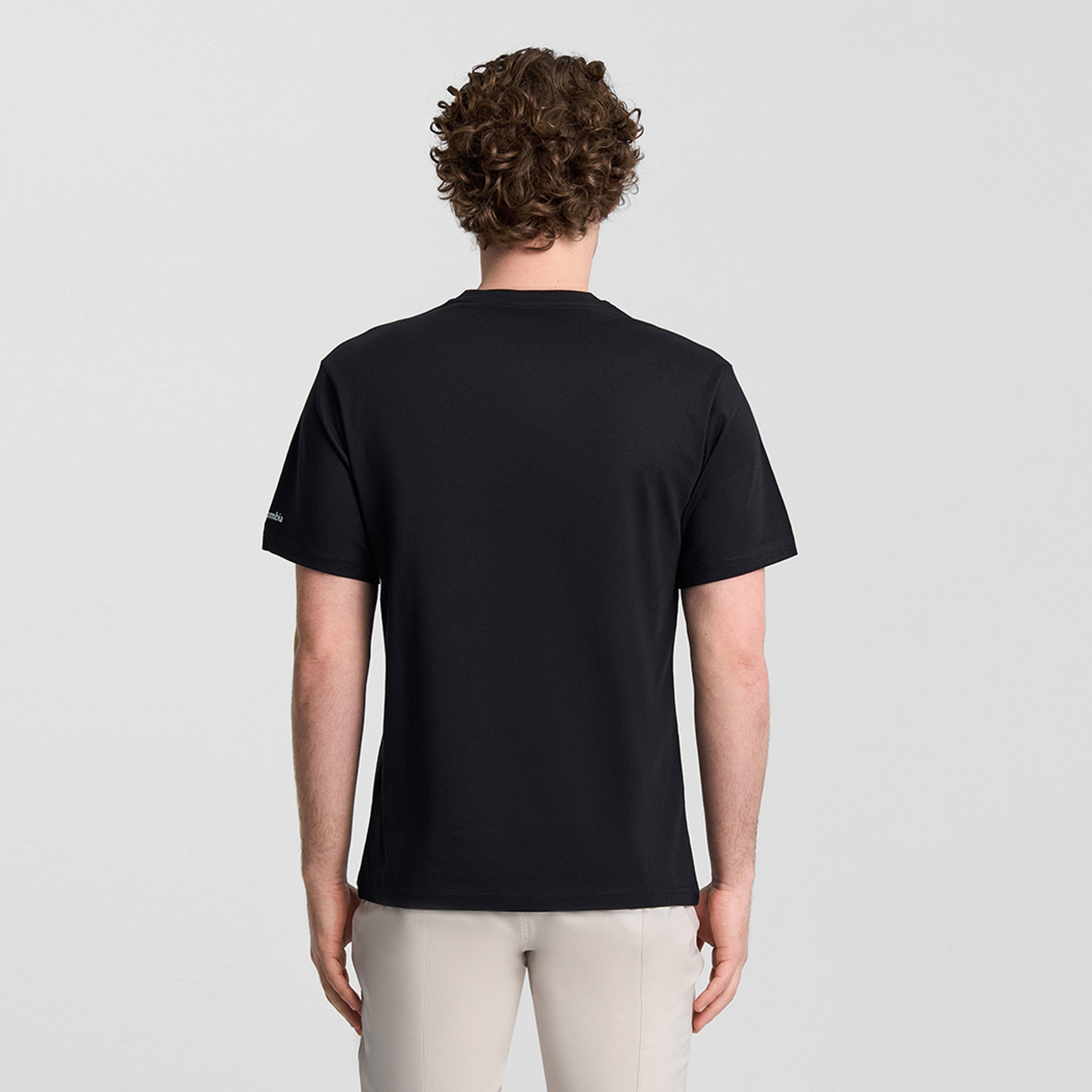 Columbia Explore Outdoors Ss Erkek Siyah T-Shirt