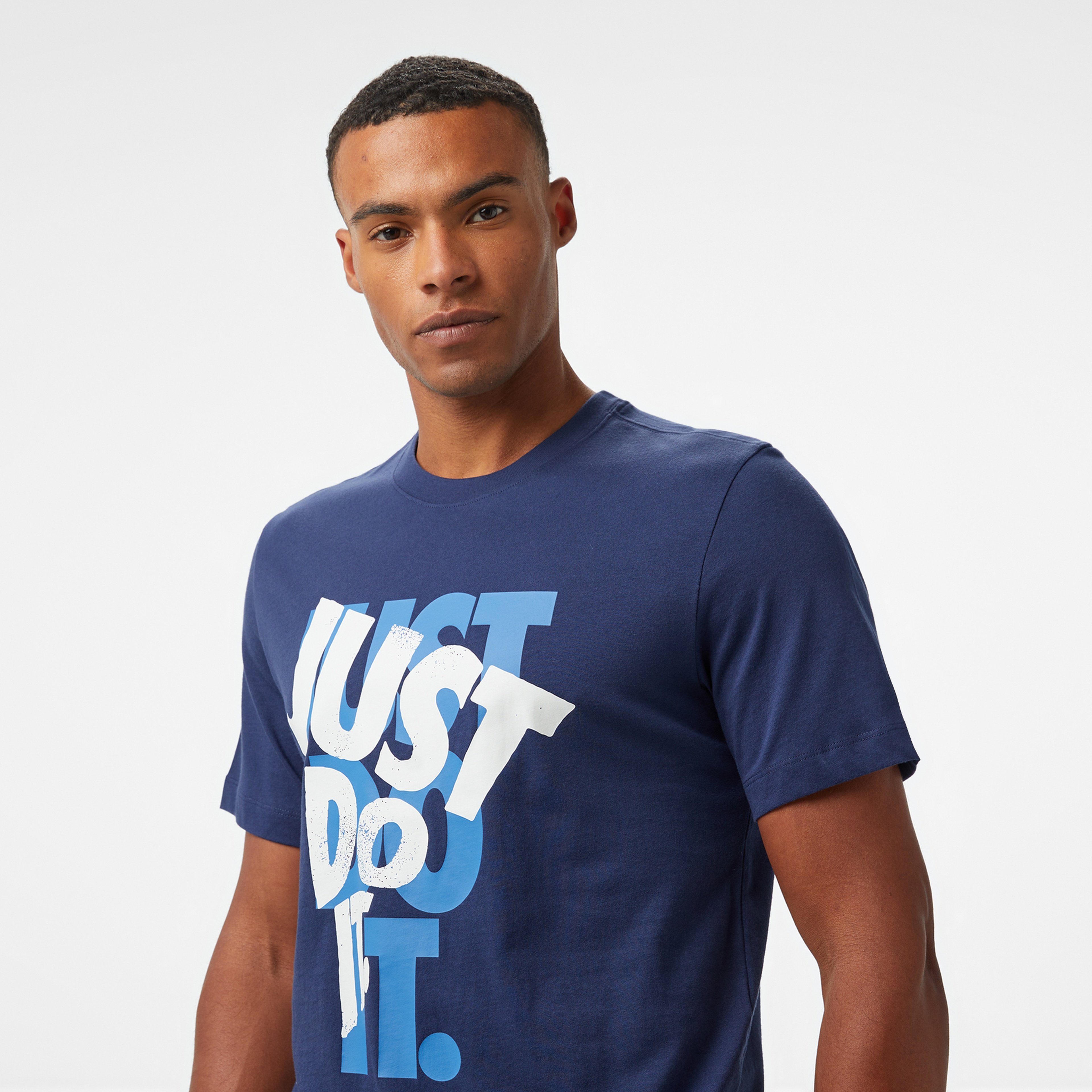 Nike Just Do It Erkek Lacivert T-Shirt