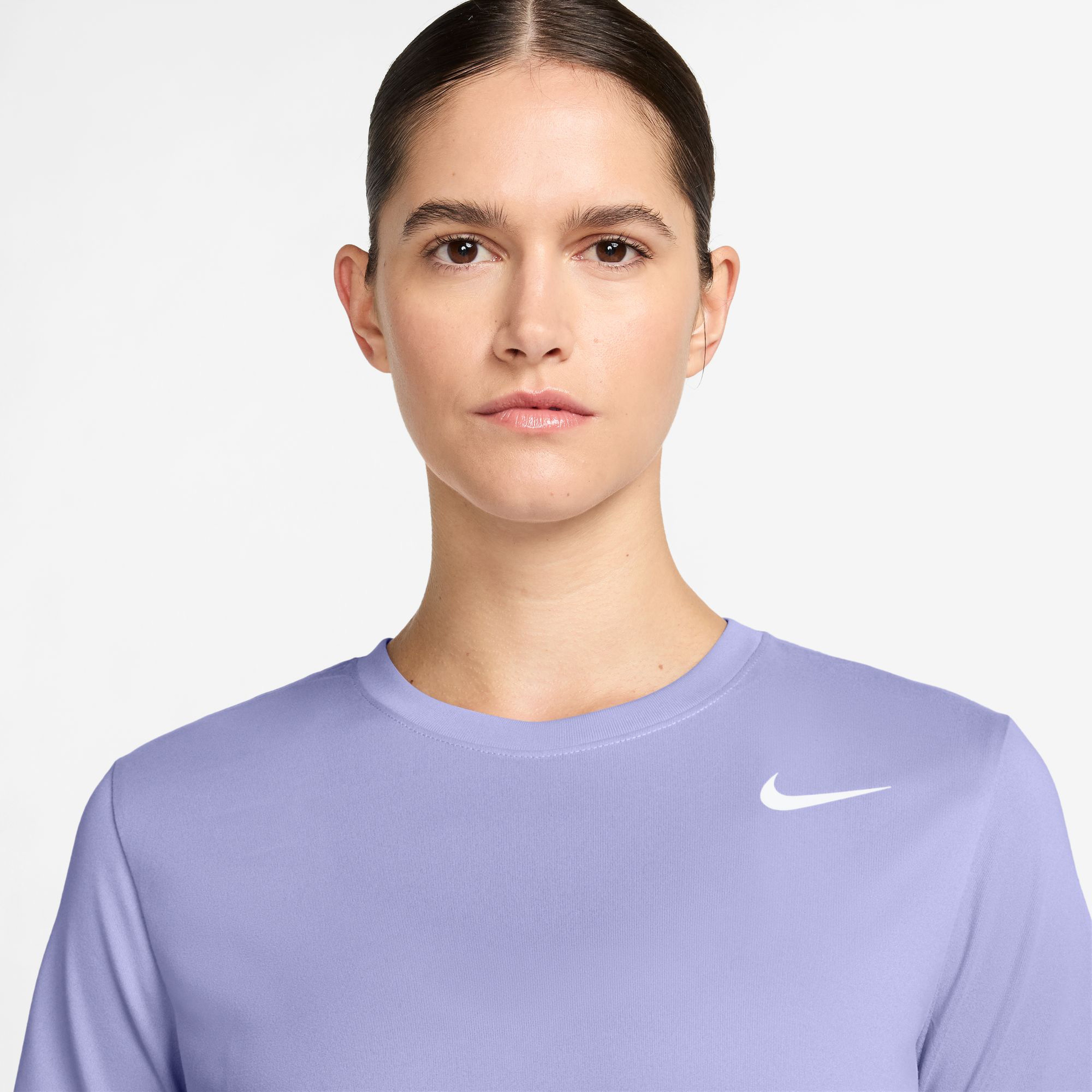 Nike Dri-FIT Kadın Mor Antrenman T-Shirt