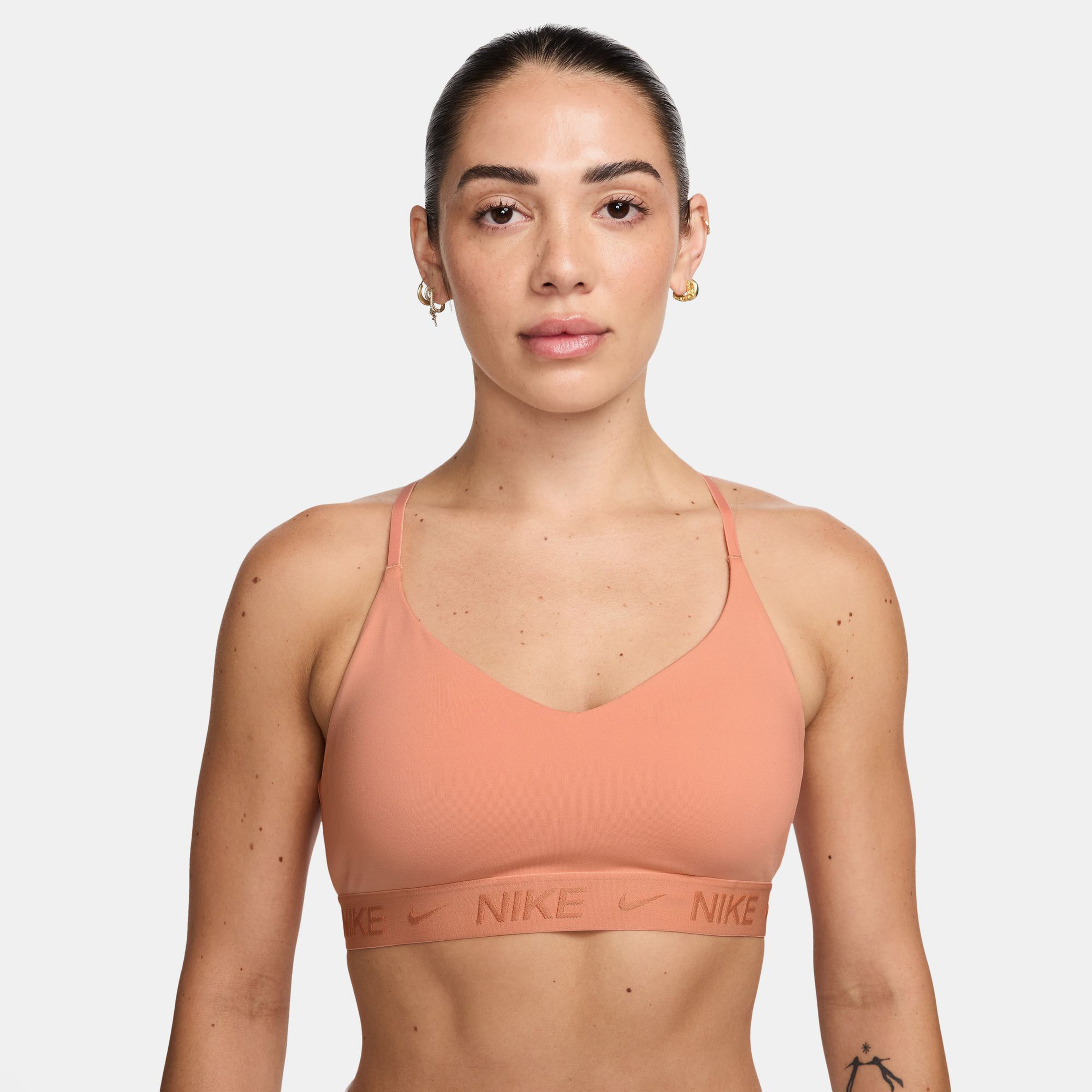 Nike Indy Light-Support Kadın Pembe Antrenman Bra