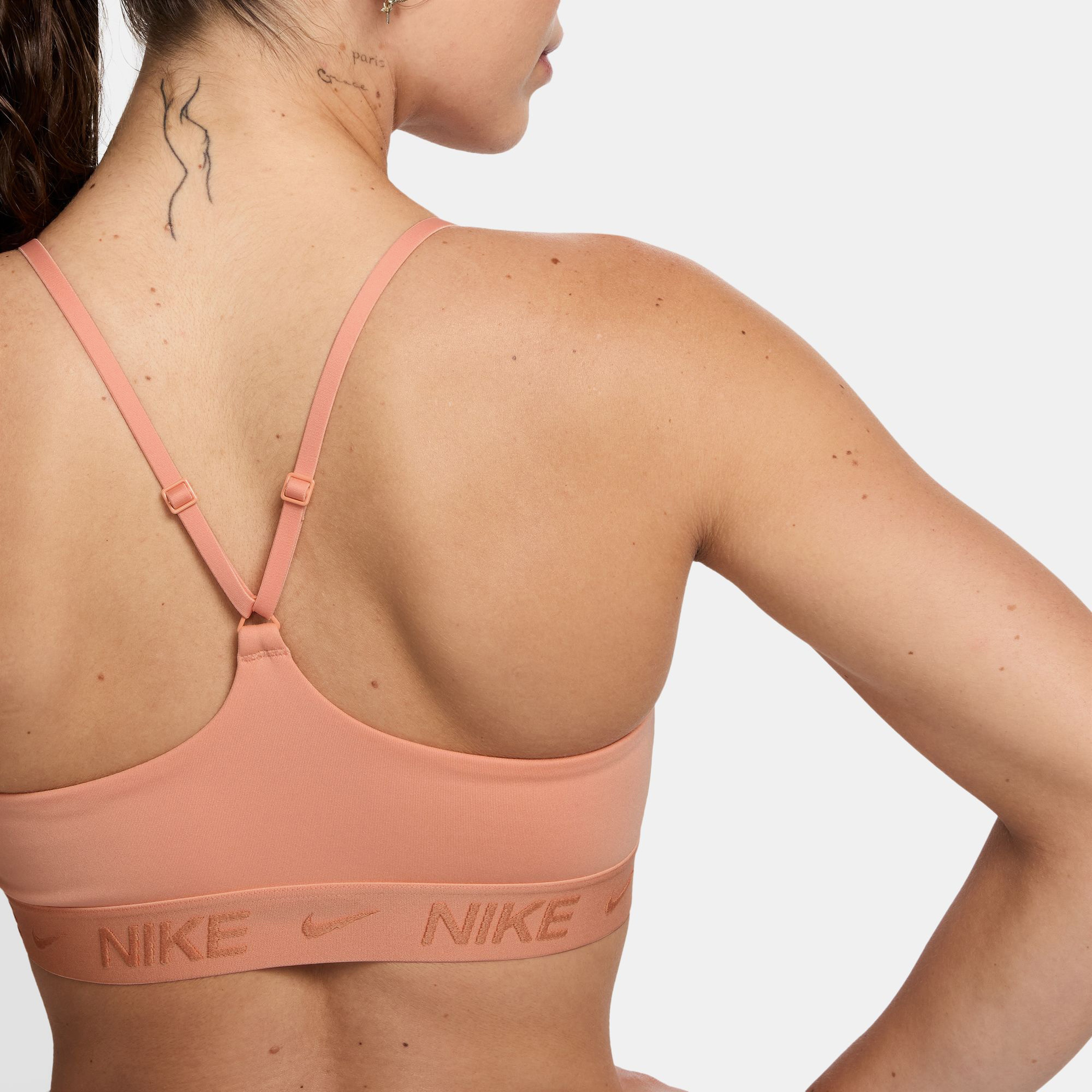 Nike Indy Light-Support Kadın Pembe Antrenman Bra