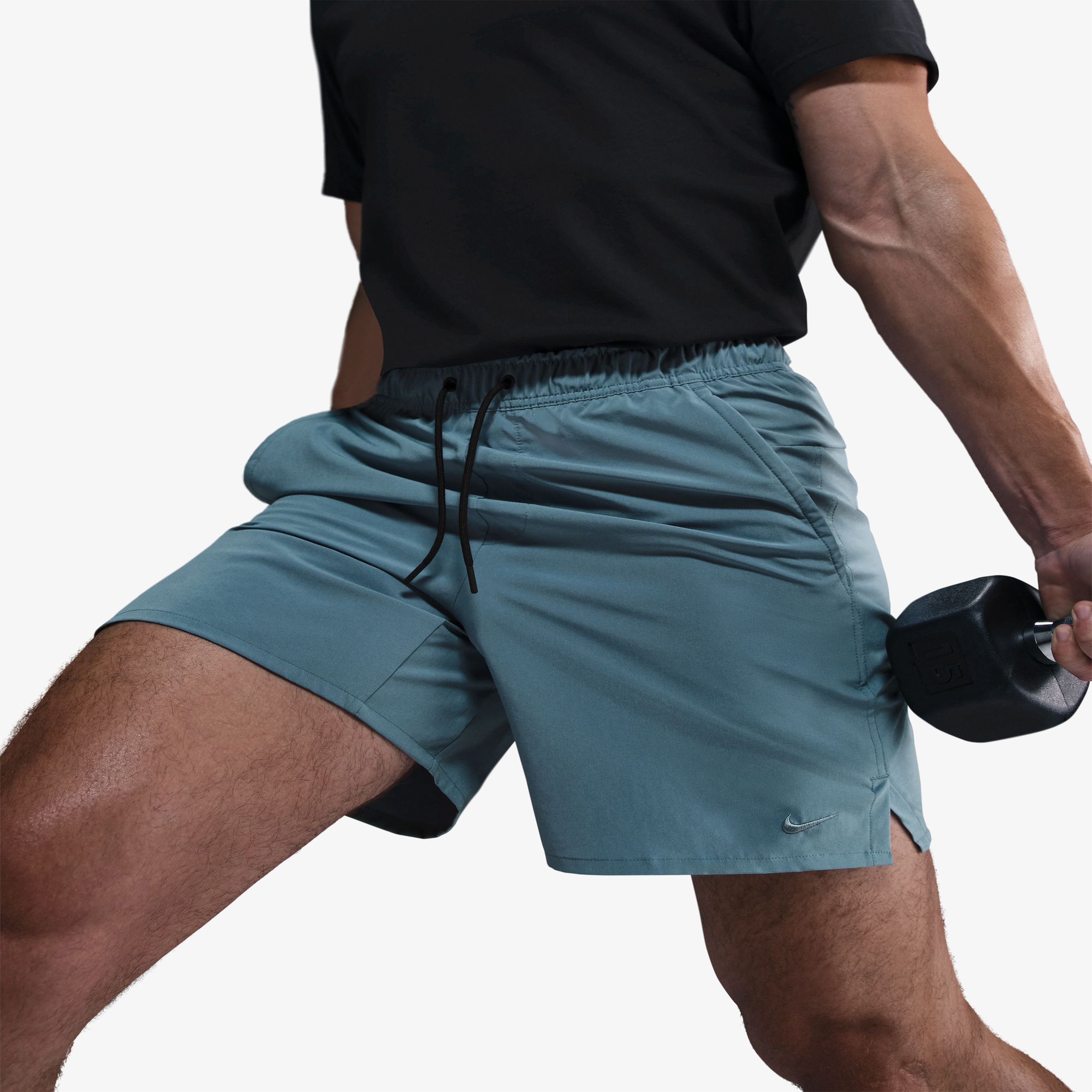 Nike Unlimited Erkek Mavi Antrenman Şortu