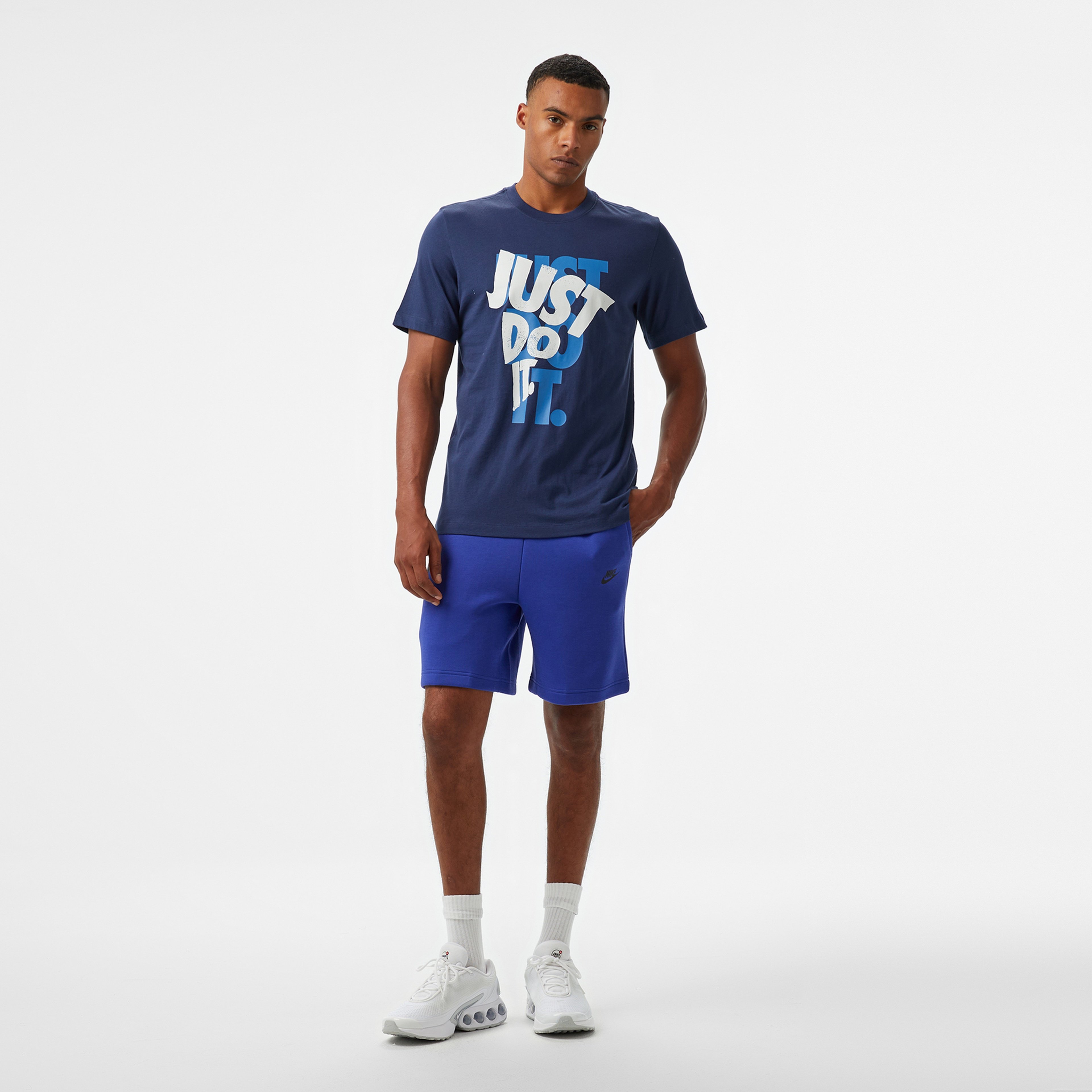 Nike Just Do It Erkek Lacivert T-Shirt