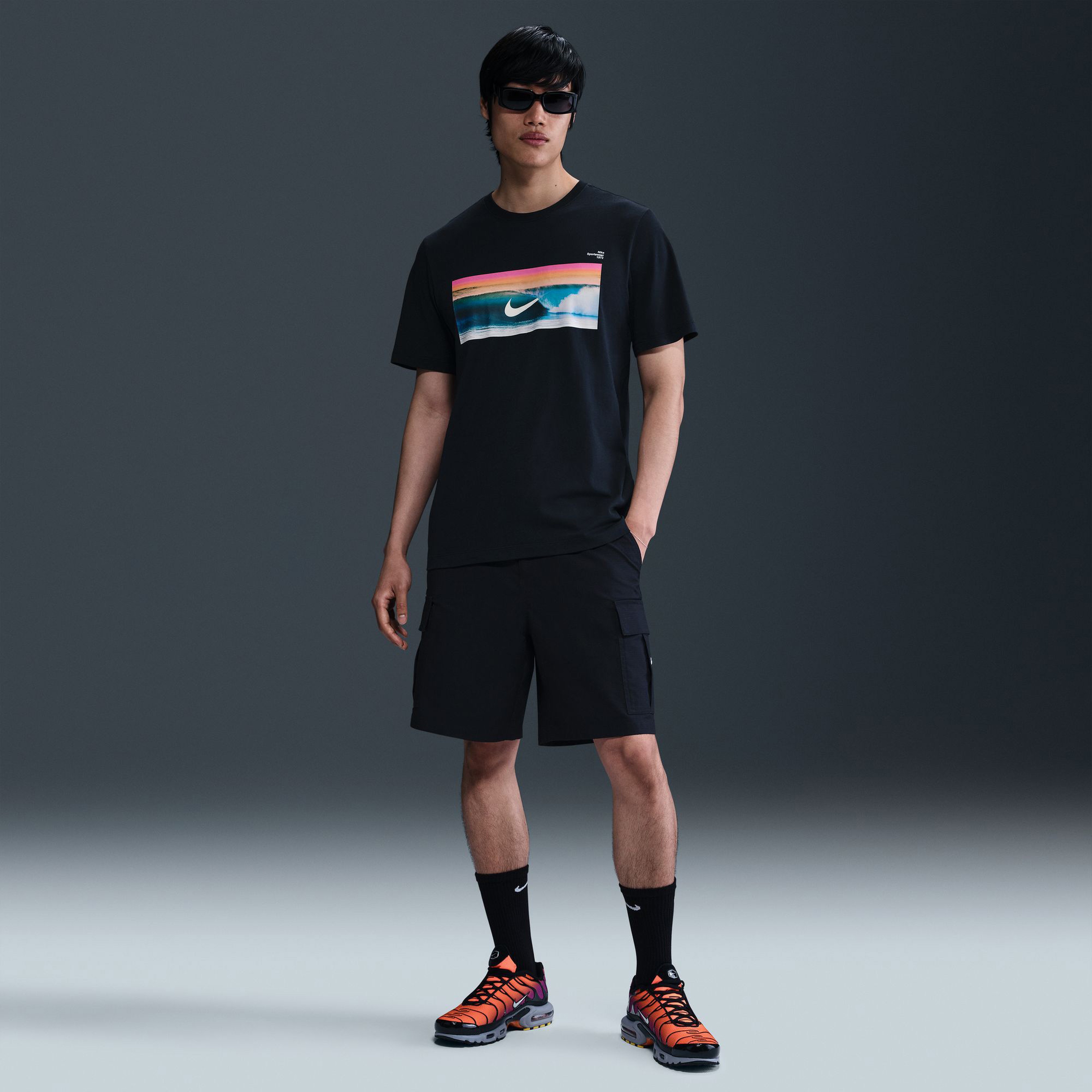 Nike Sportswear Photo 2 Erkek Siyah T-Shirt