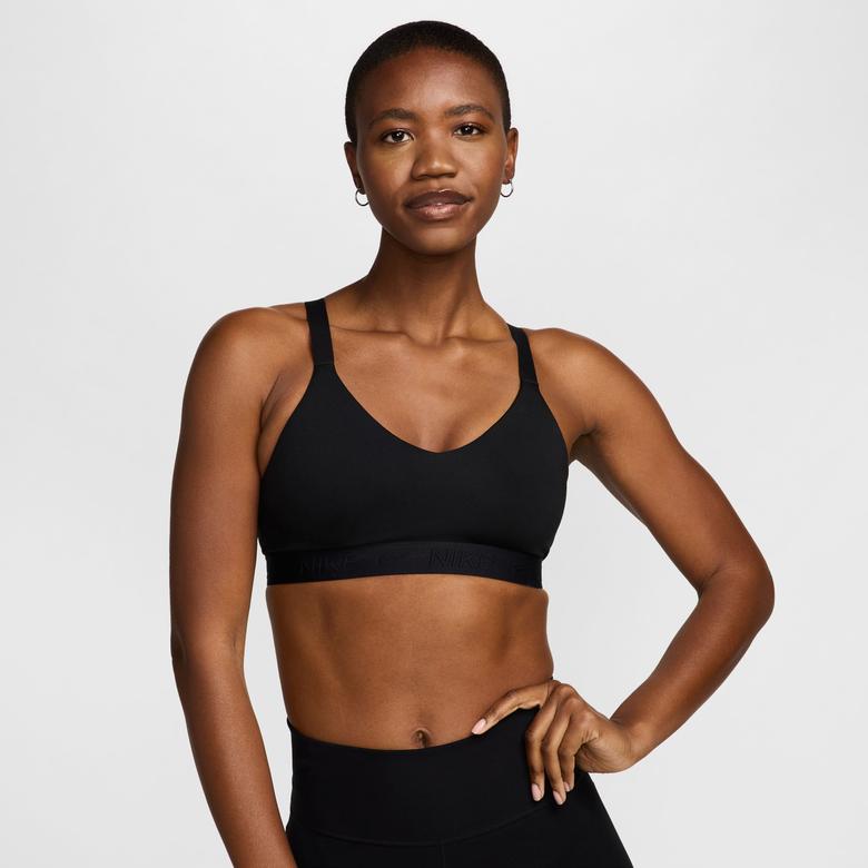 Nike Indy Medium Support Kadın Siyah Antrenman Bra