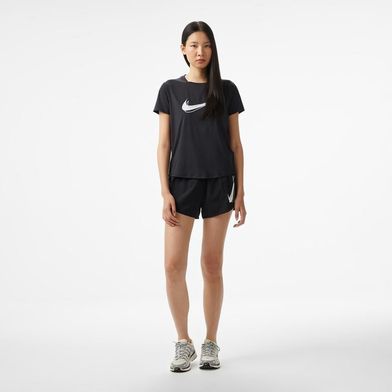 Nike One Swoosh Dri-Fit Kadın Siyah Şort