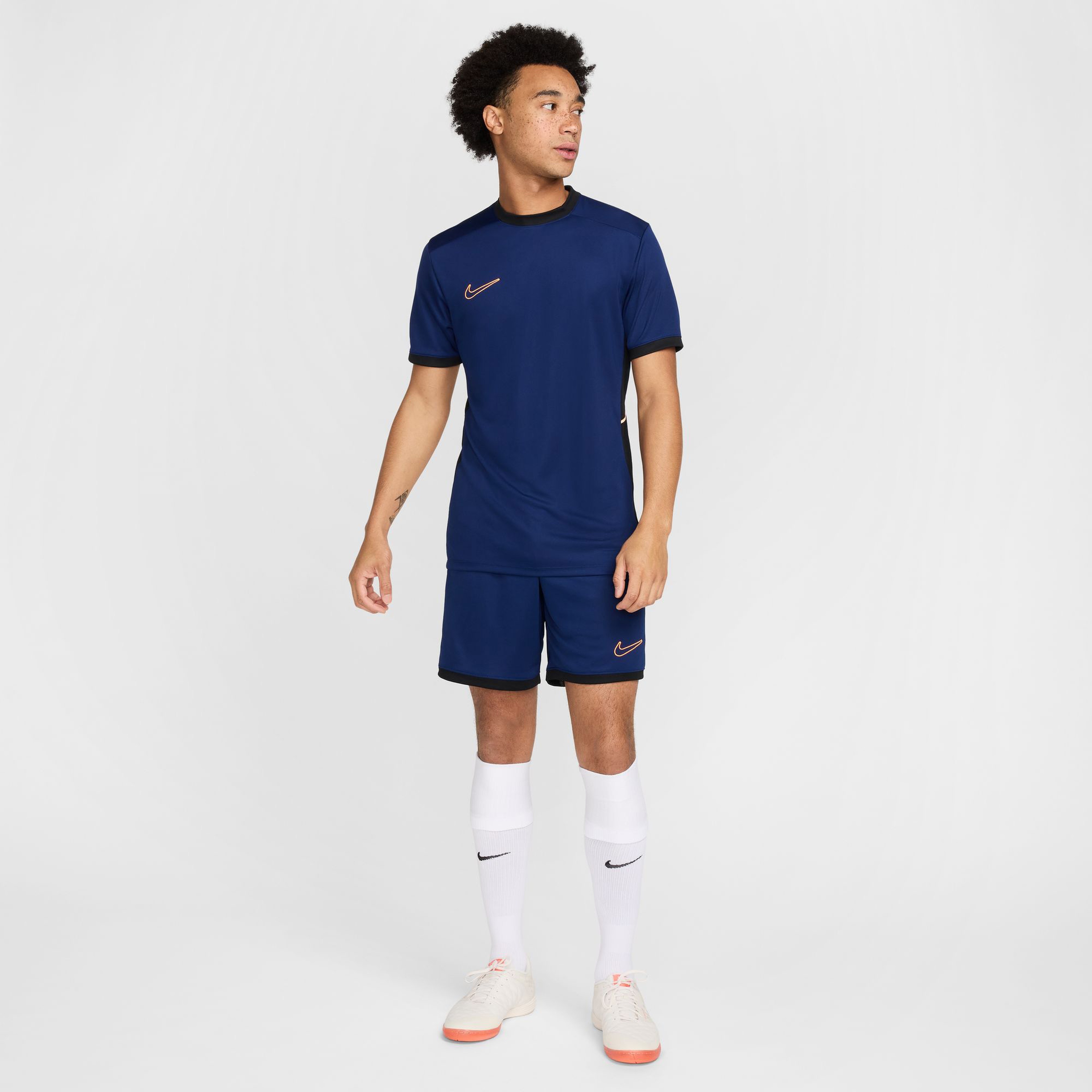 Nike Academy Erkek Lacivert Futbol T-Shirt