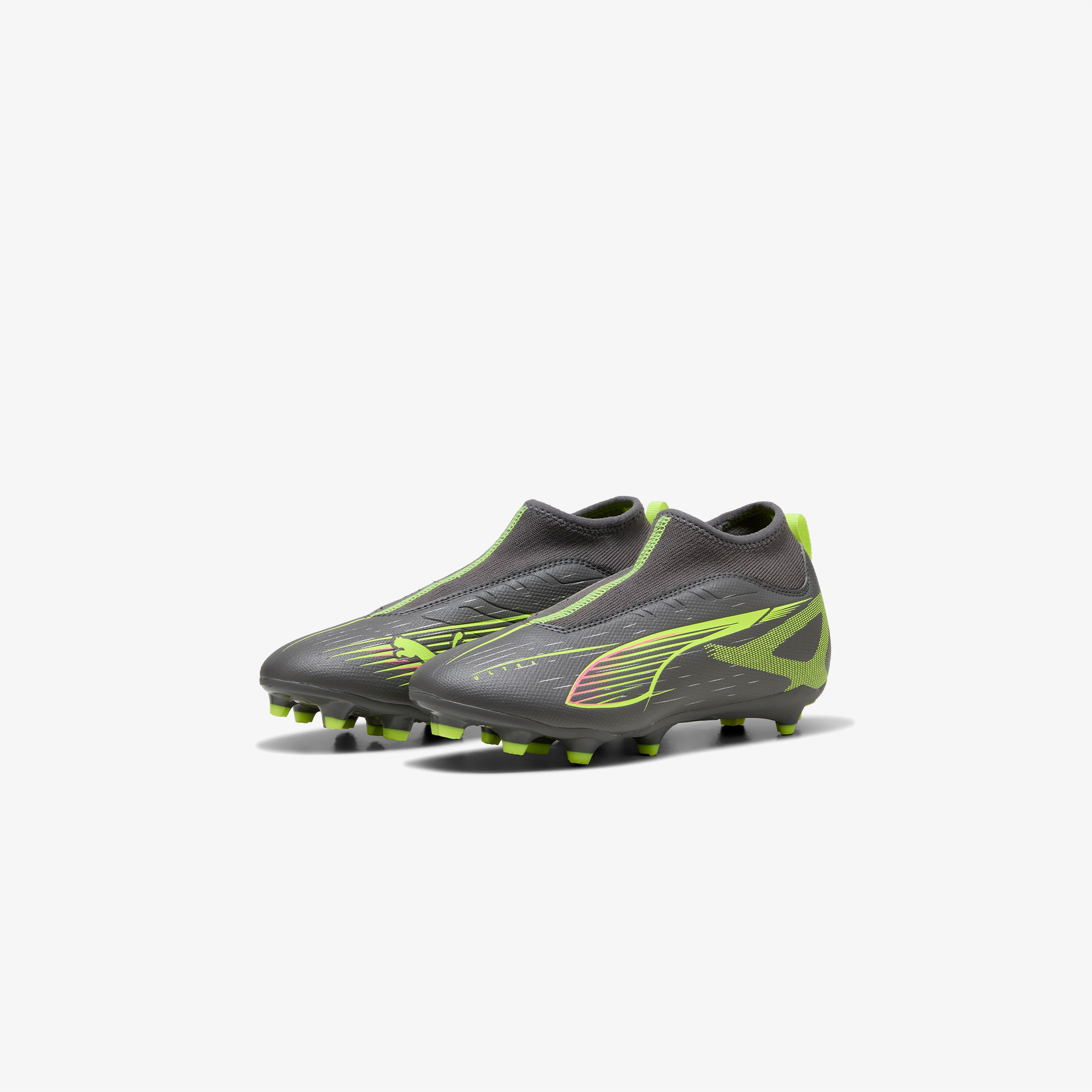 Puma Ultra 5 Match+ Ll Fg/Ag Çocuk Gri Çim Saha Kramponu