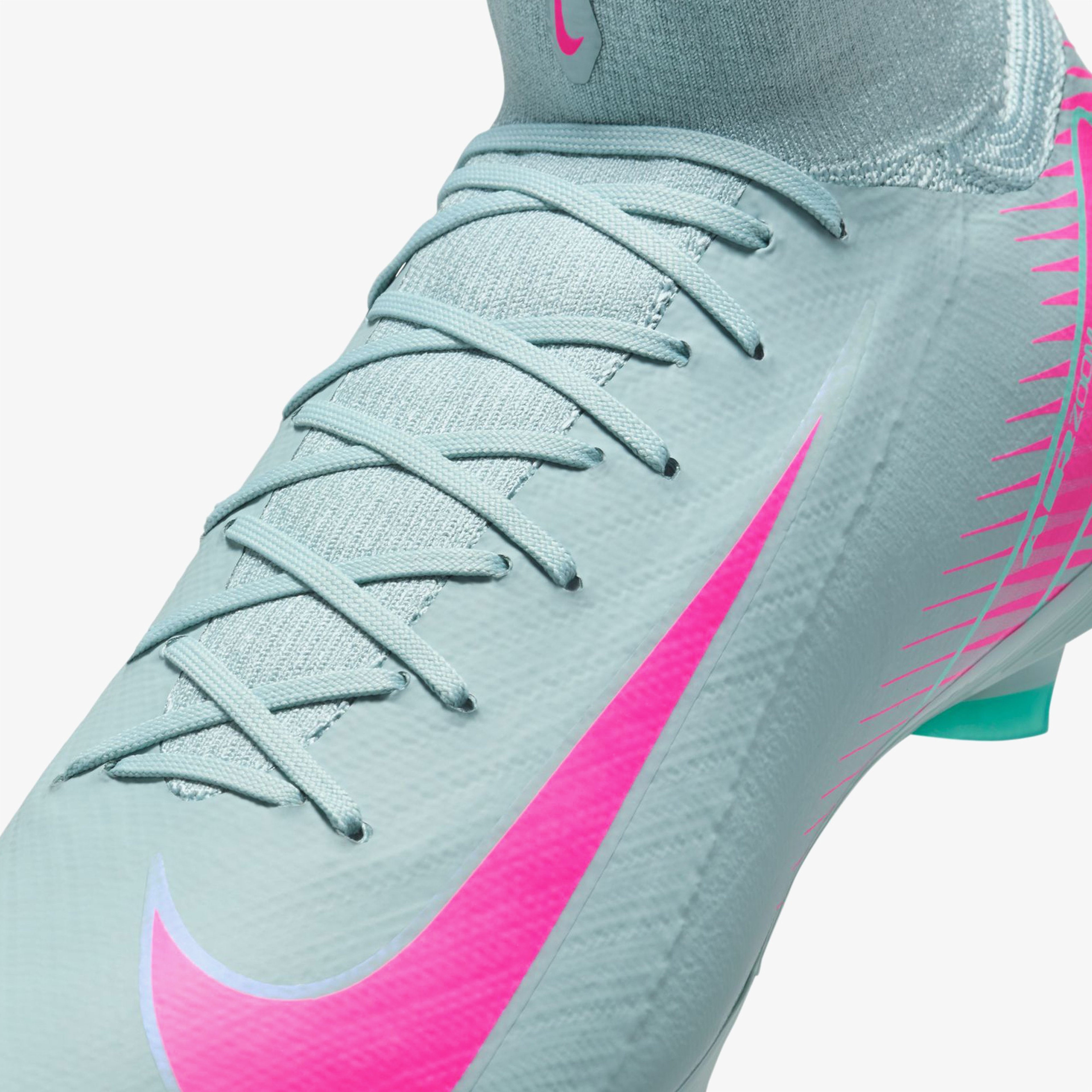 Nike Mercurial Superfly 10 Pro Erkek Yeşil Çim Saha Kramponu