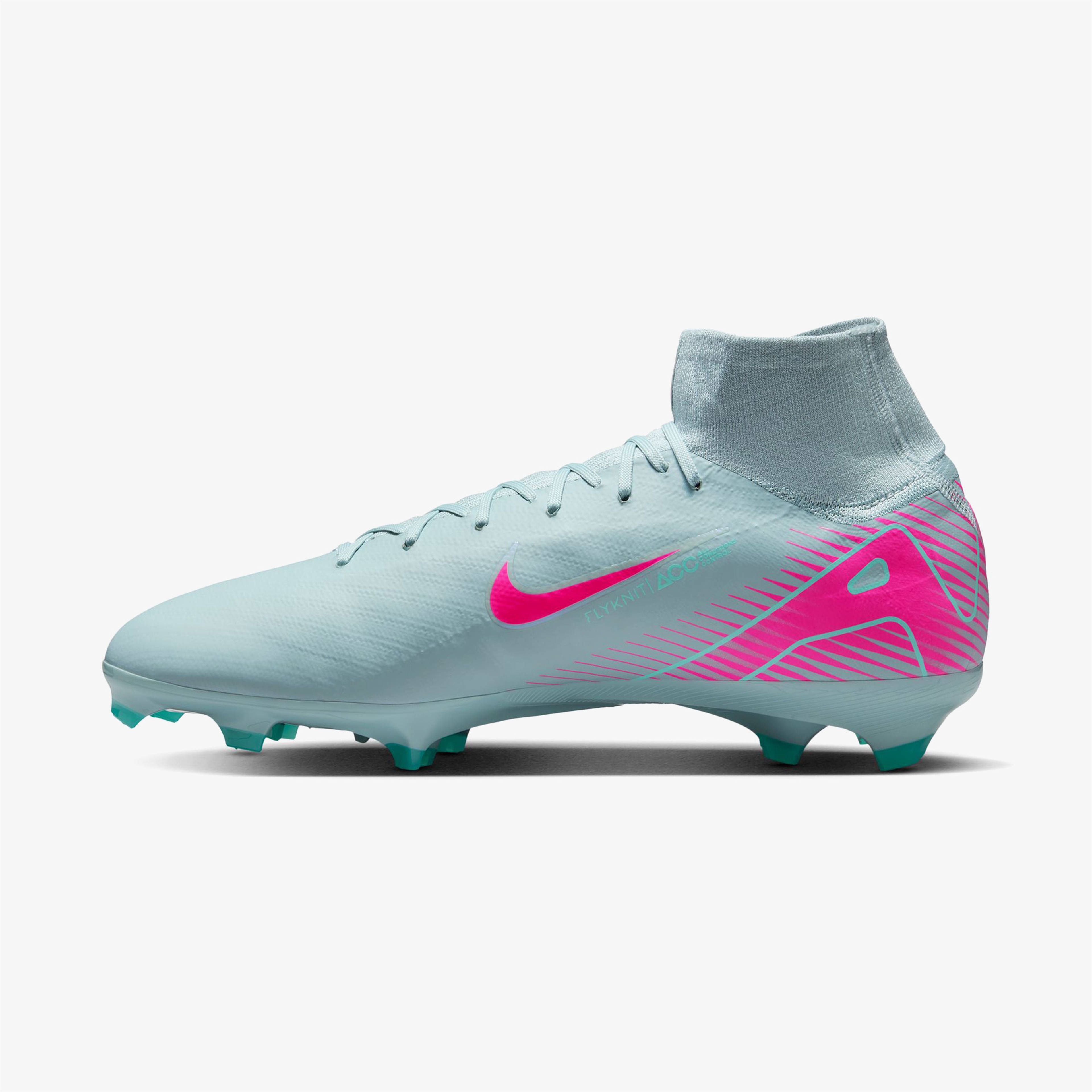 Nike Mercurial Superfly 10 Pro Erkek Yeşil Çim Saha Kramponu