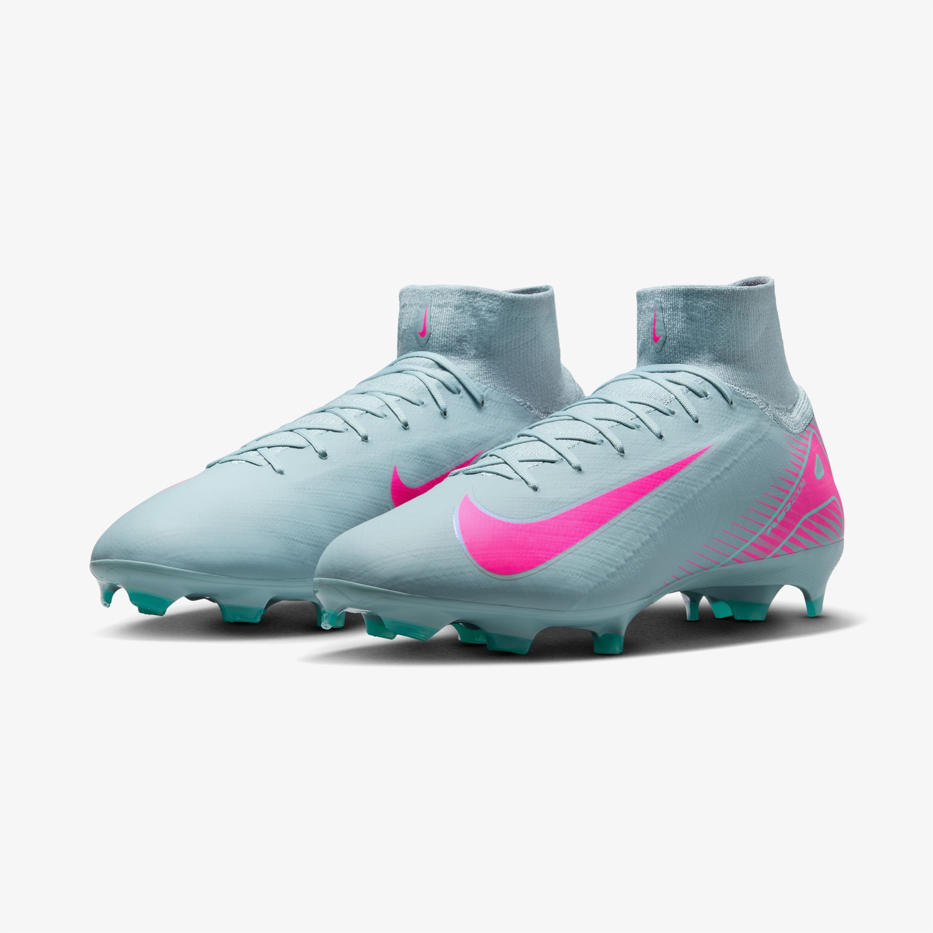 Nike Mercurial Superfly 10 Pro Erkek Yeşil Çim Saha Kramponu